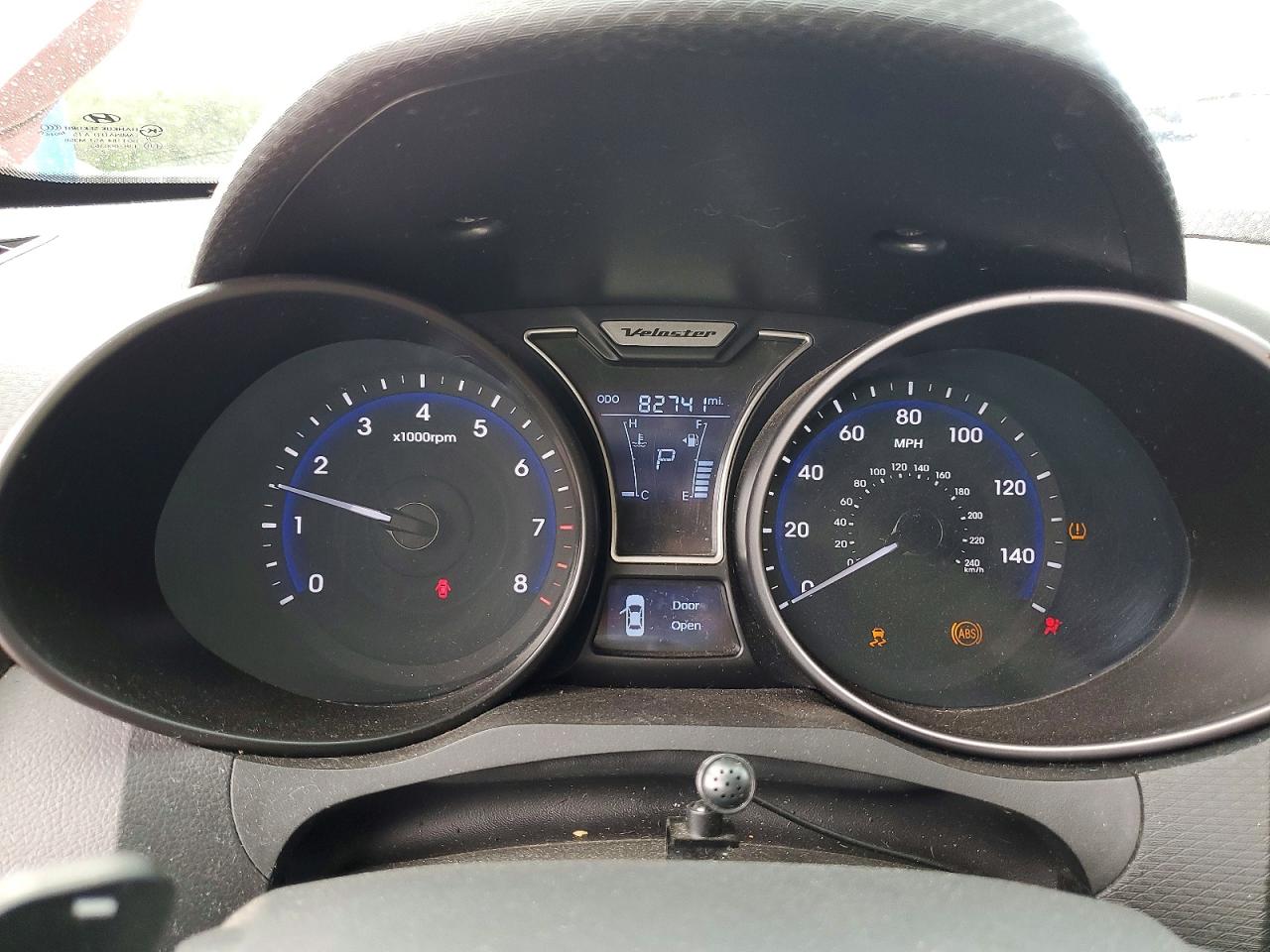 2013 Hyundai Veloster Turbo Red vin: KMHTC6AE7DU127355