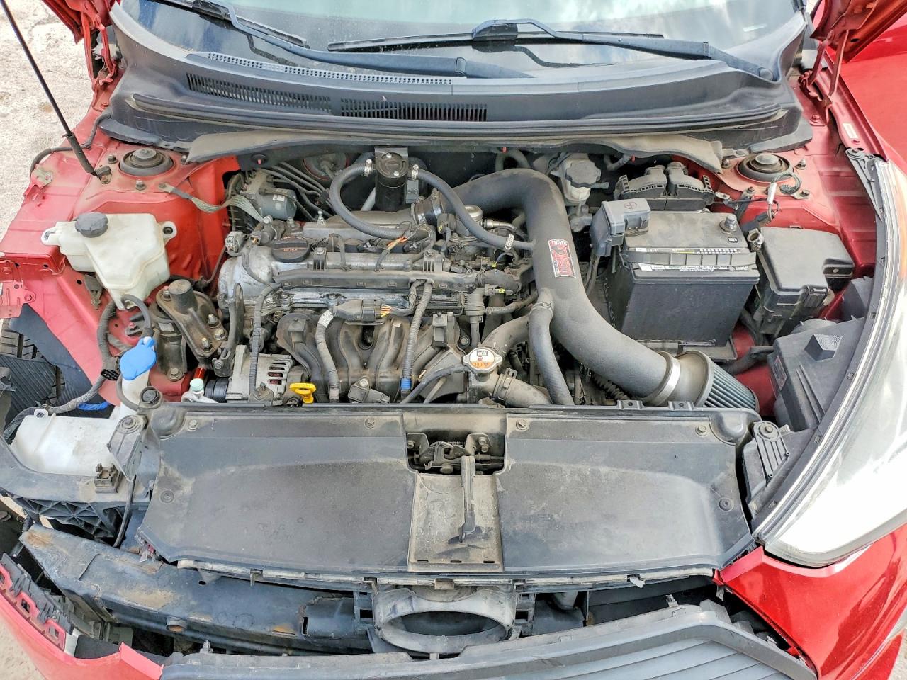 2013 Hyundai Veloster Turbo Red vin: KMHTC6AE7DU127355