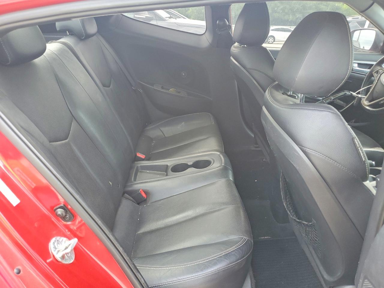2013 Hyundai Veloster Turbo Red vin: KMHTC6AE7DU127355