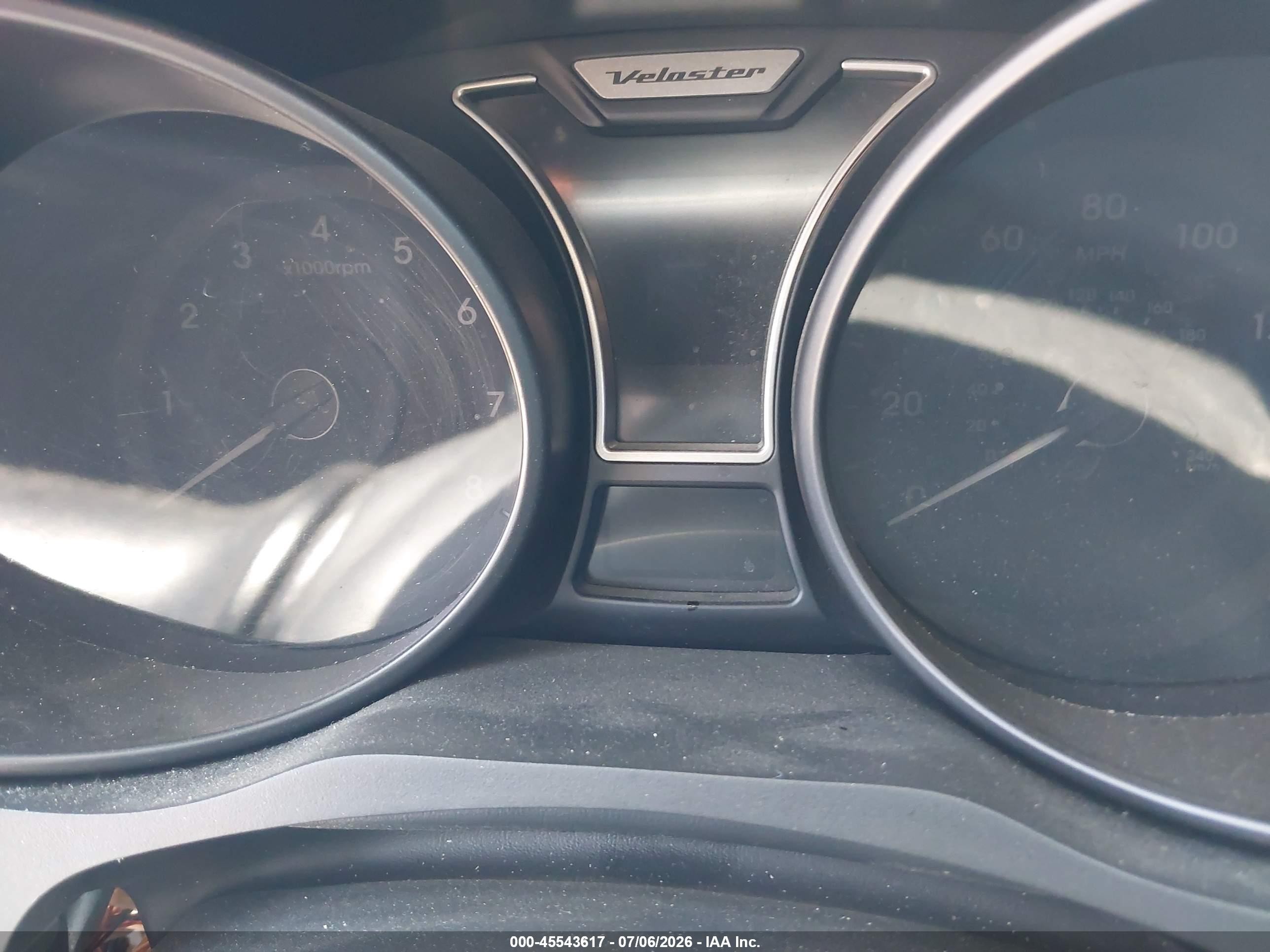 2013 Hyundai Veloster Turbo W/black Black vin: KMHTC6AE7DU169556