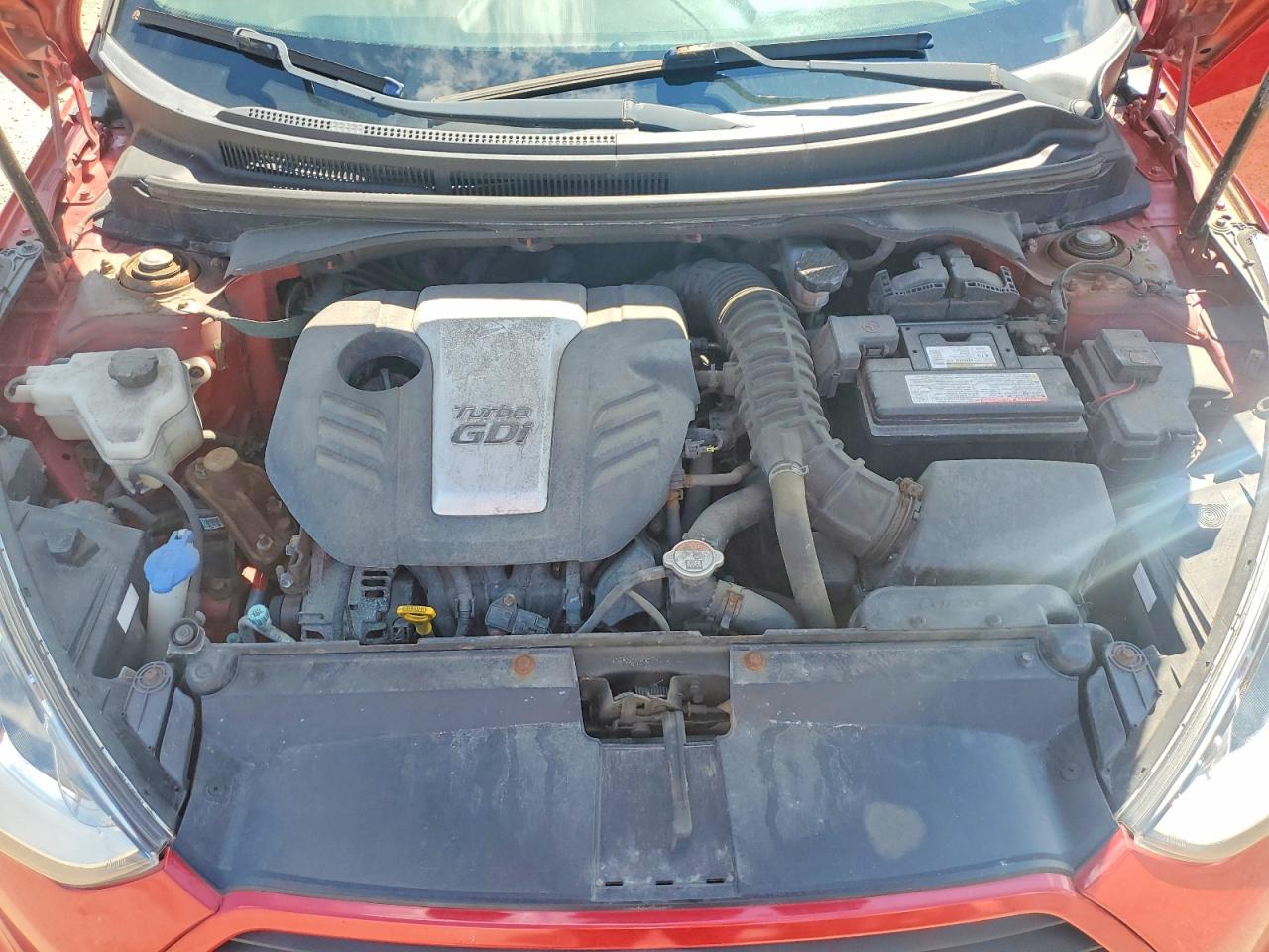2014 Hyundai Veloster Turbo Red vin: KMHTC6AE7EU213850