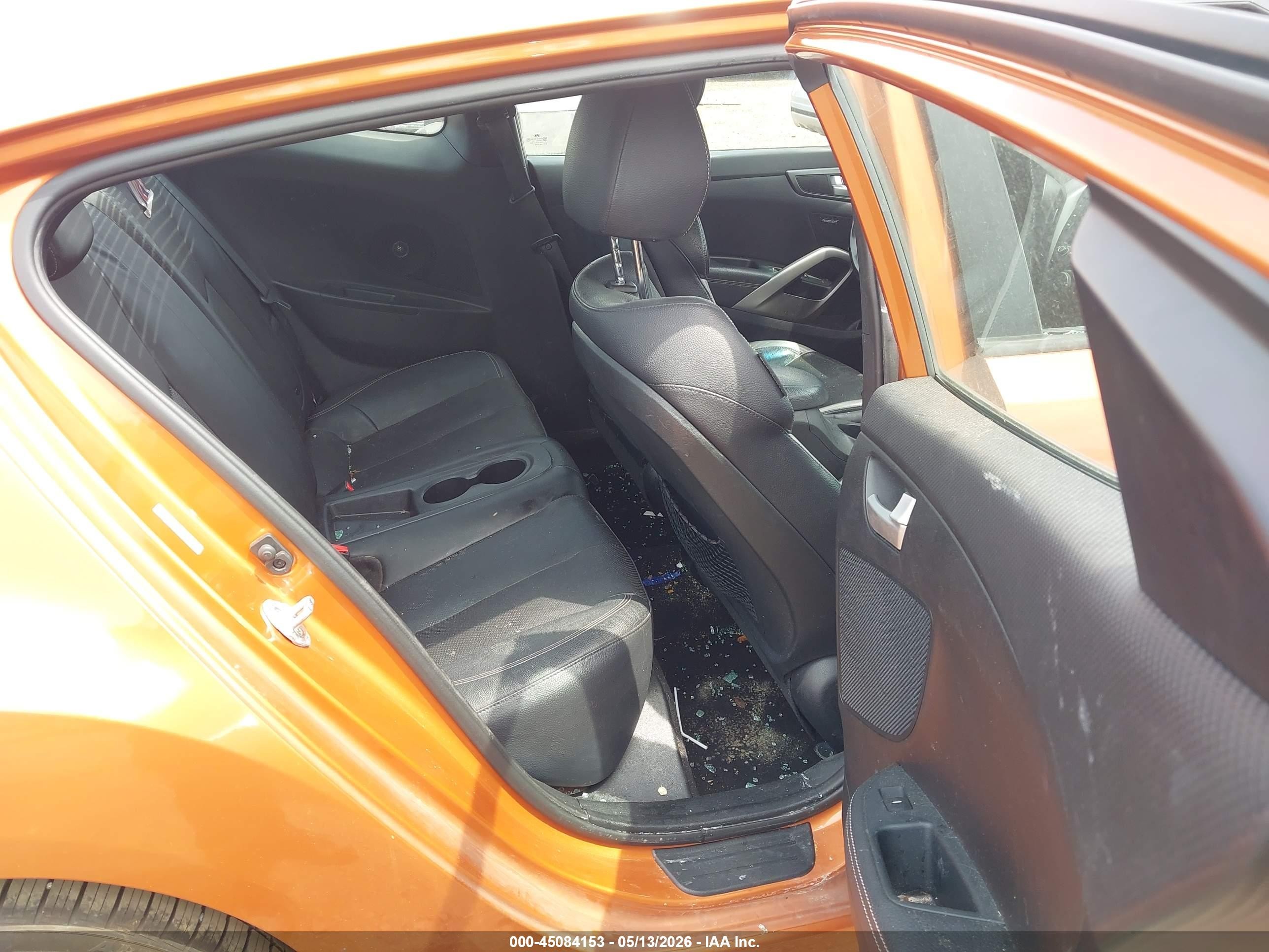 2015 Hyundai Veloster Turbo Orange vin: KMHTC6AE7FU216488