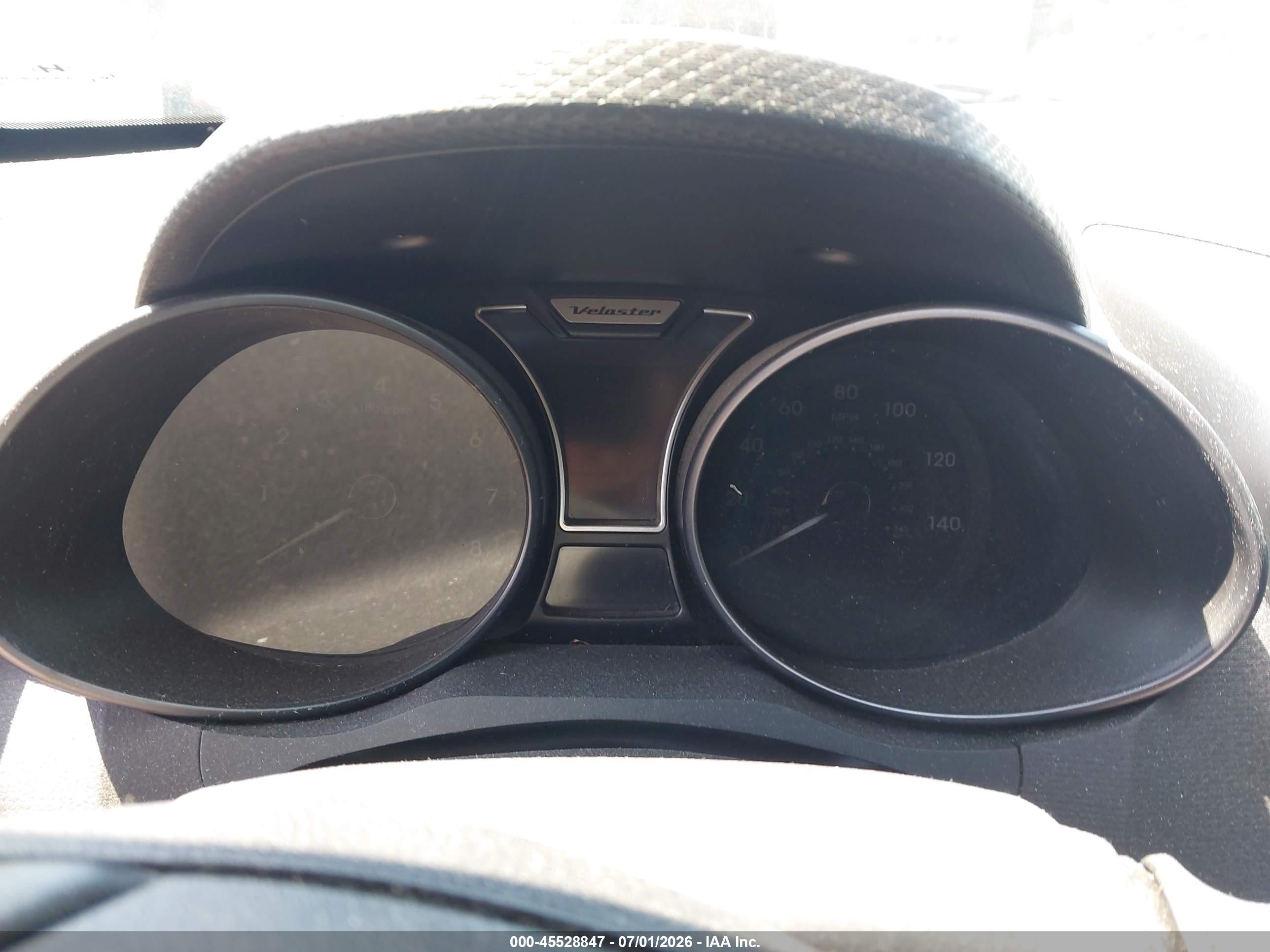 2015 Hyundai Veloster Turbo Black vin: KMHTC6AE7FU228379