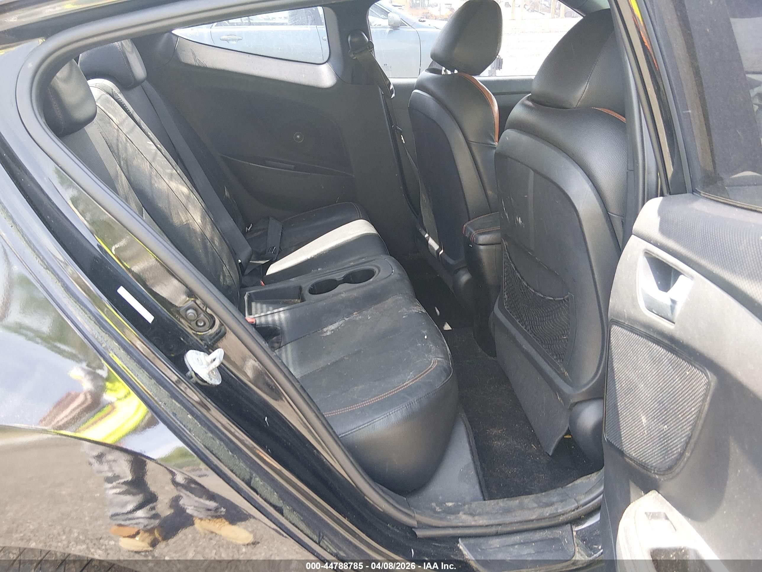 2016 Hyundai Veloster Turbo Черный vin: KMHTC6AE7GU249976