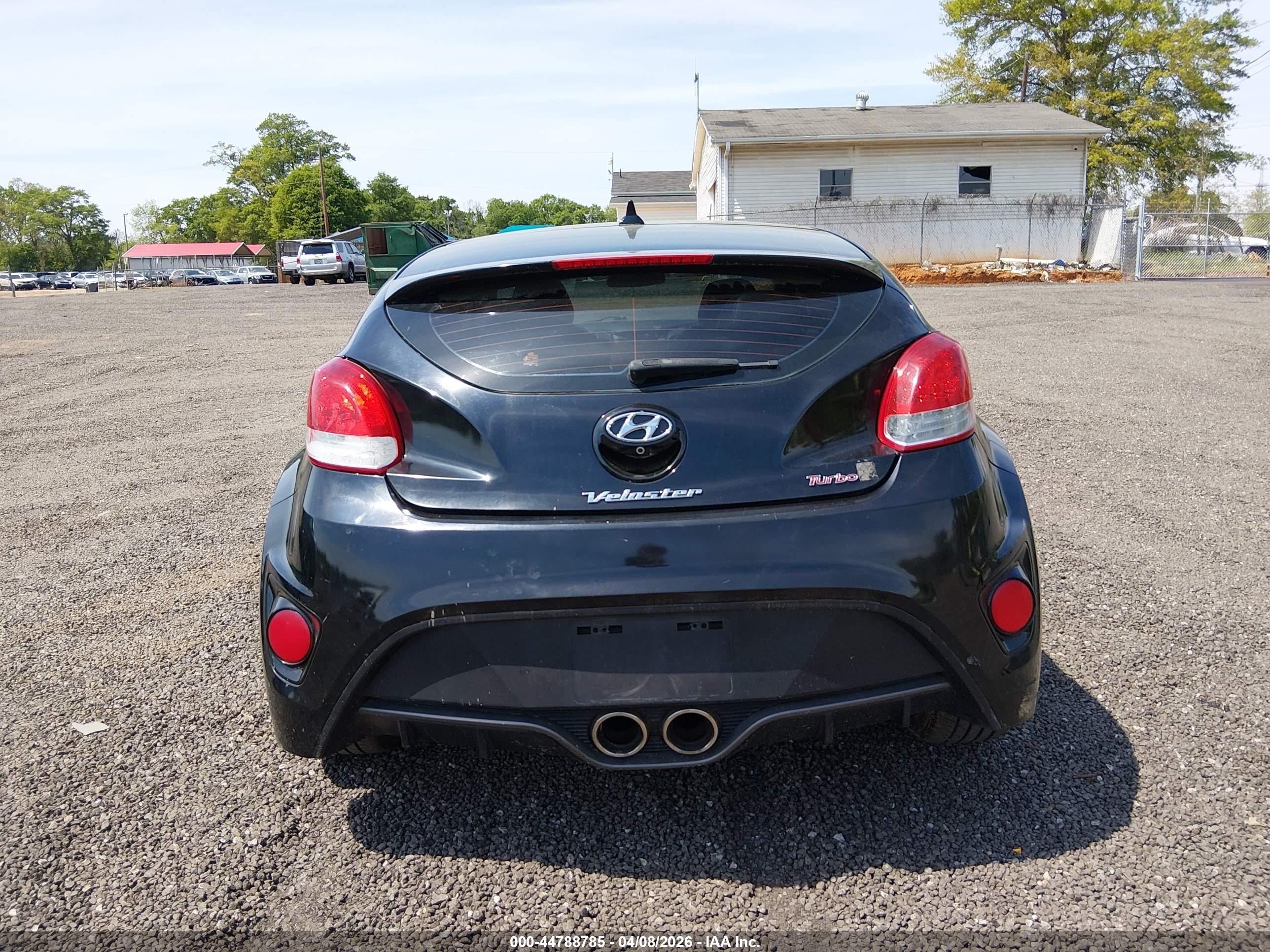 2016 Hyundai Veloster Turbo Черный vin: KMHTC6AE7GU249976