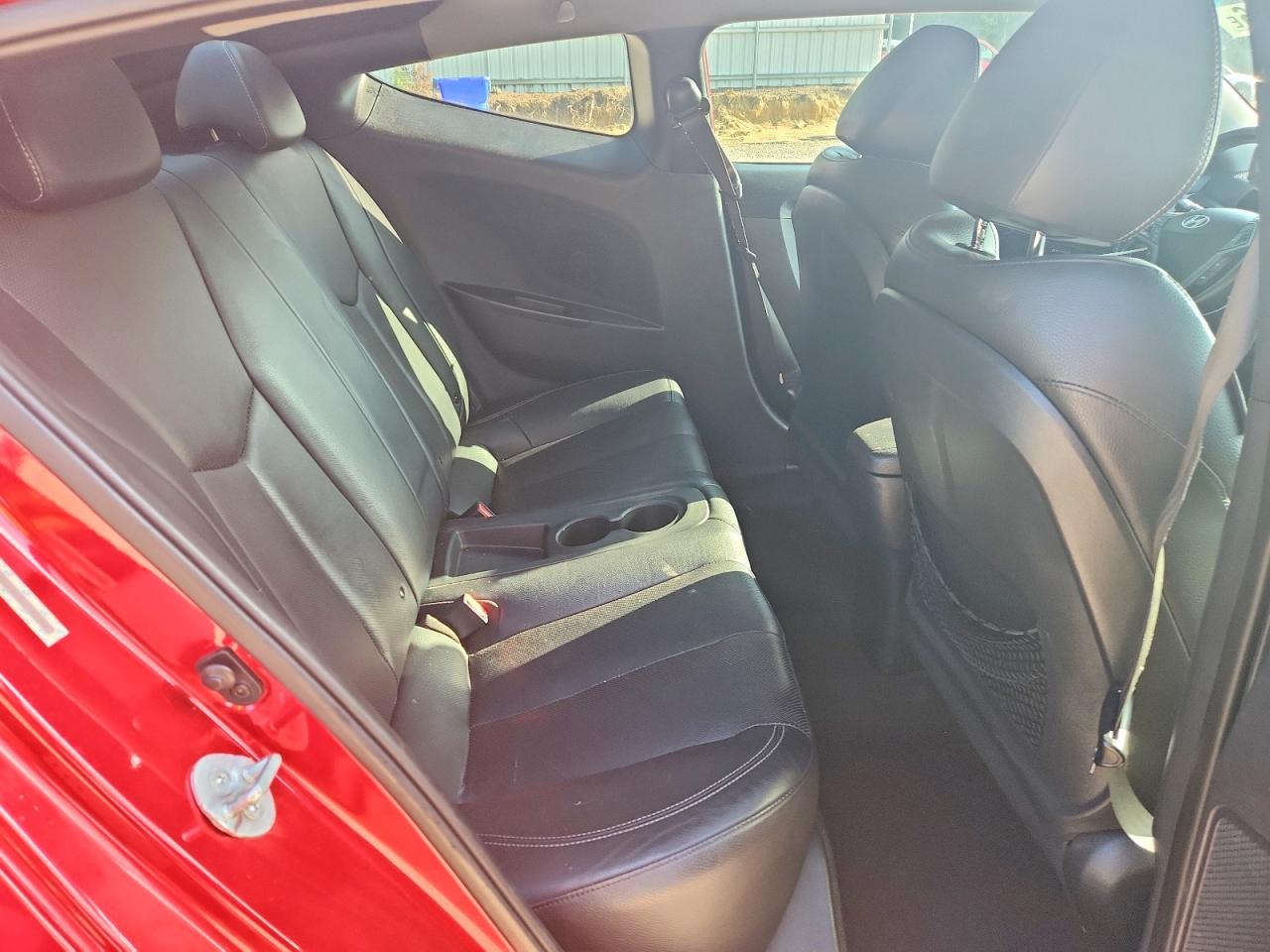 2013 Hyundai Veloster Turbo Red vin: KMHTC6AE8DU153348