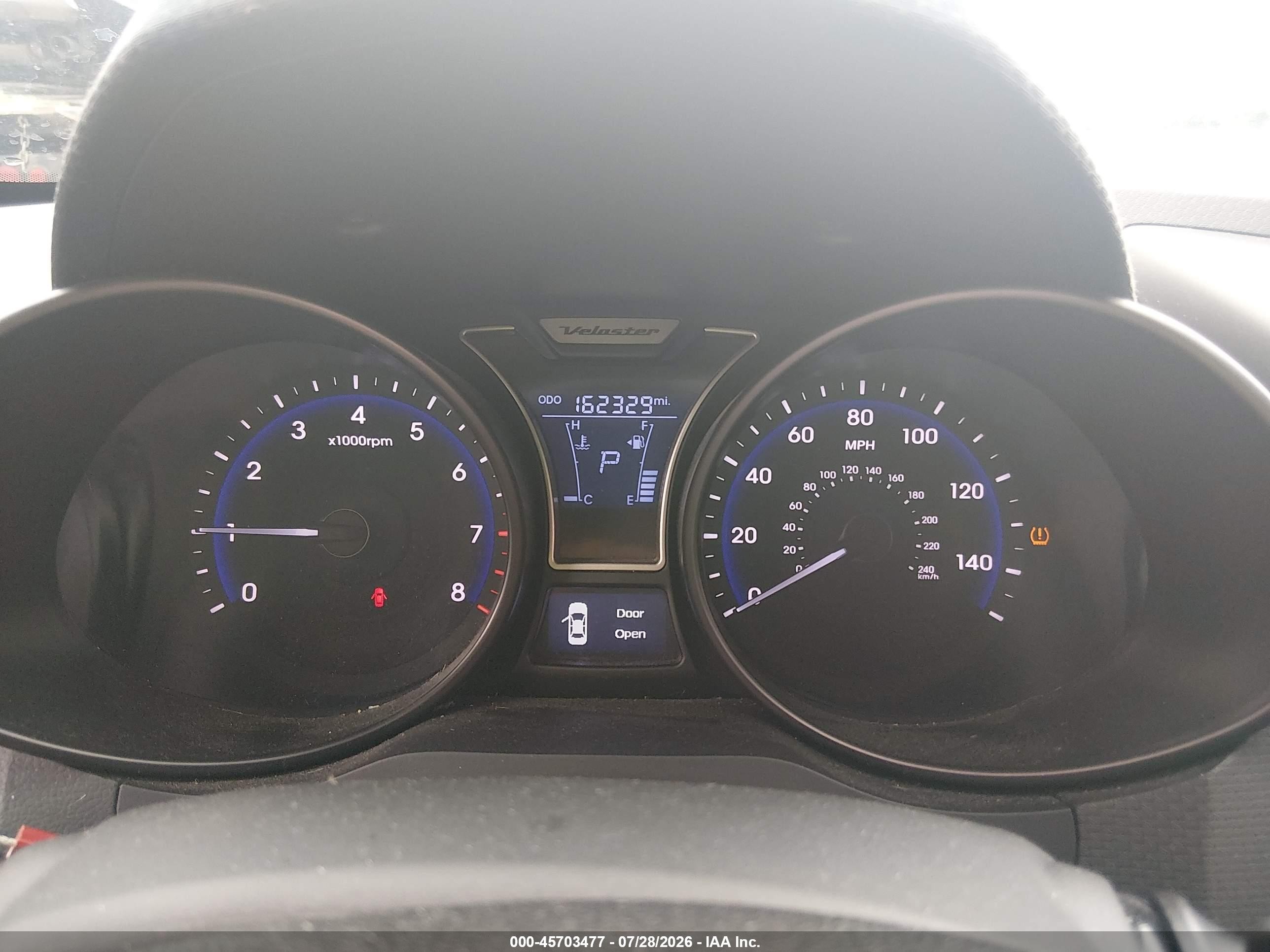 2013 Hyundai Veloster Turbo W/blue Черный vin: KMHTC6AE9DU109360