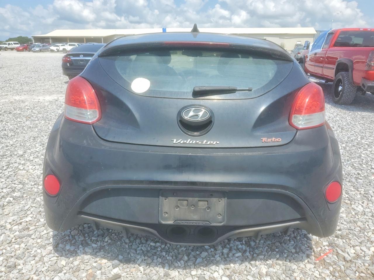 2013 Hyundai Veloster Turbo Black vin: KMHTC6AE9DU134680