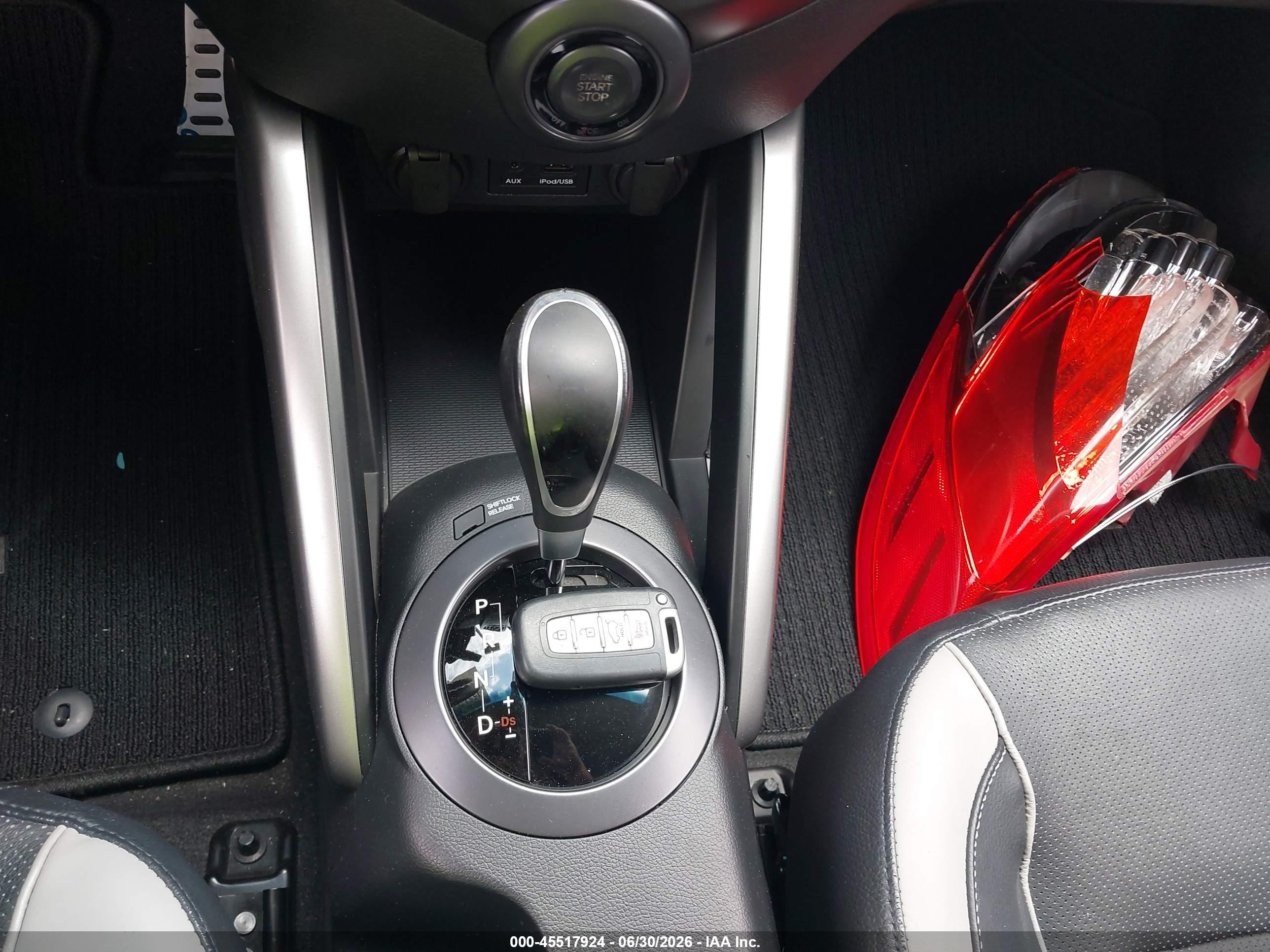 2013 Hyundai Veloster Turbo W/black Blue vin: KMHTC6AE9DU135537