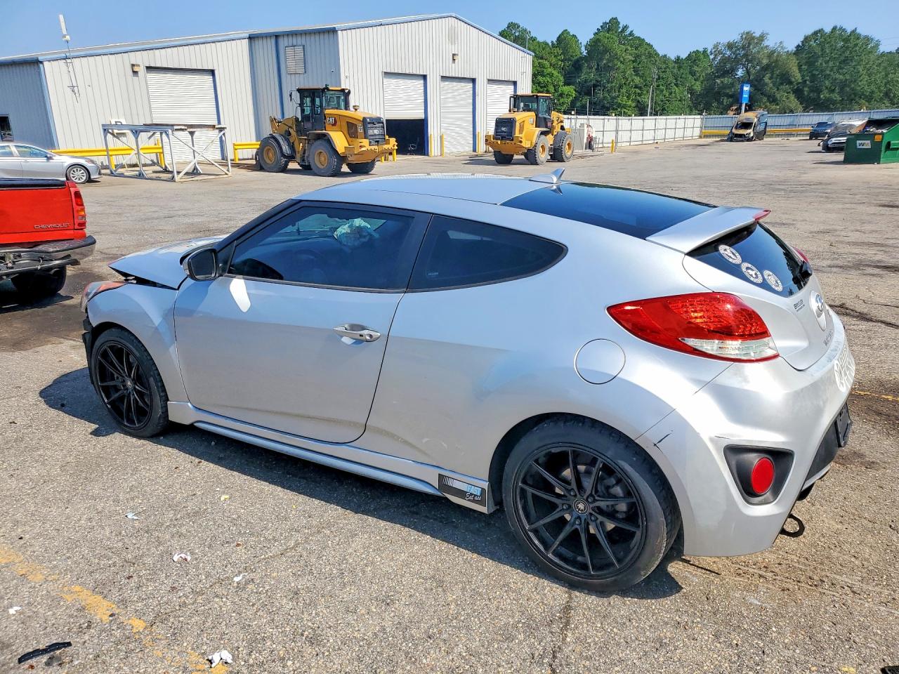 2013 Hyundai Veloster Turbo Silver vin: KMHTC6AE9DU137482