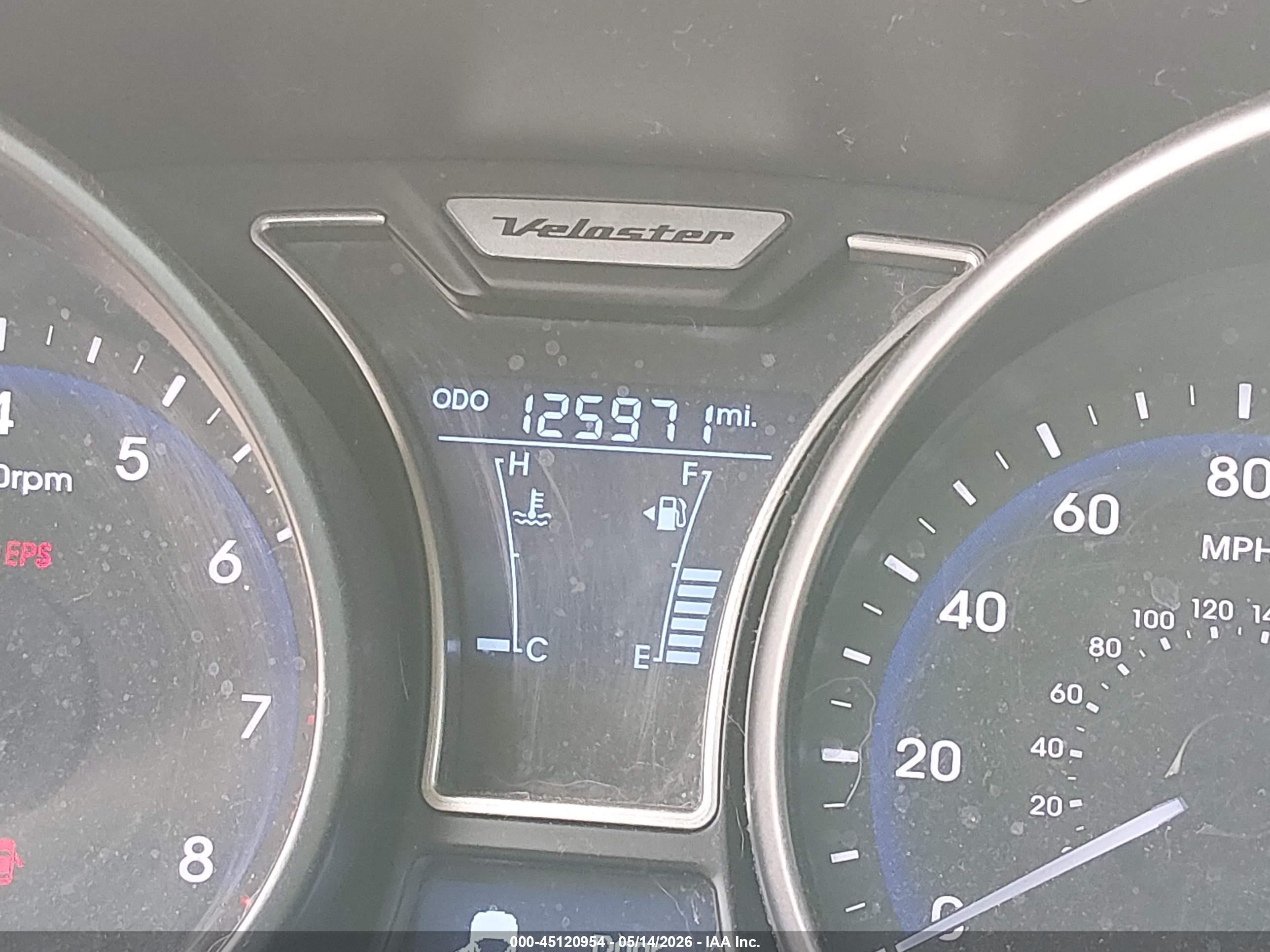 2013 Hyundai Veloster Turbo W/black Red vin: KMHTC6AE9DU153391