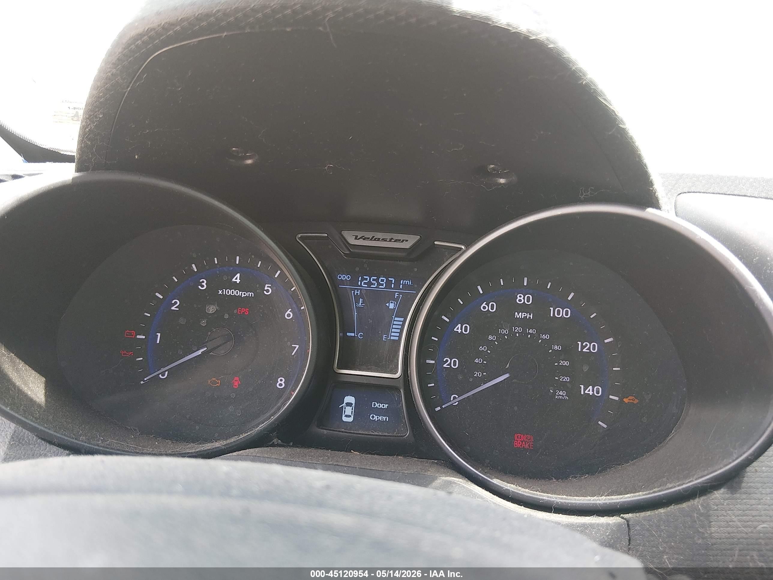 2013 Hyundai Veloster Turbo W/black Red vin: KMHTC6AE9DU153391