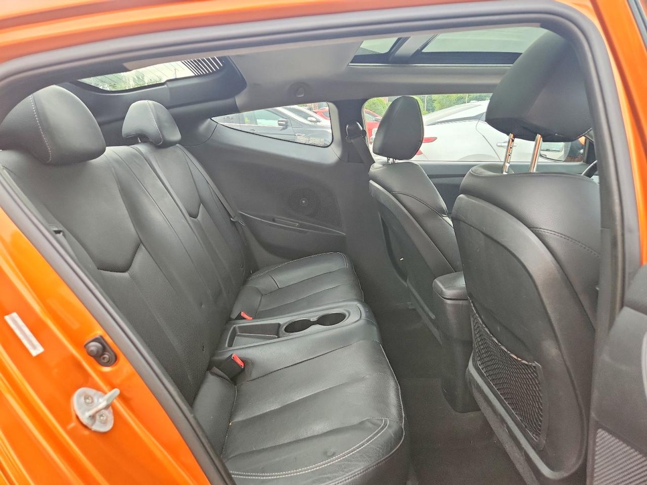 2013 Hyundai Veloster Turbo Orange vin: KMHTC6AE9DU169302