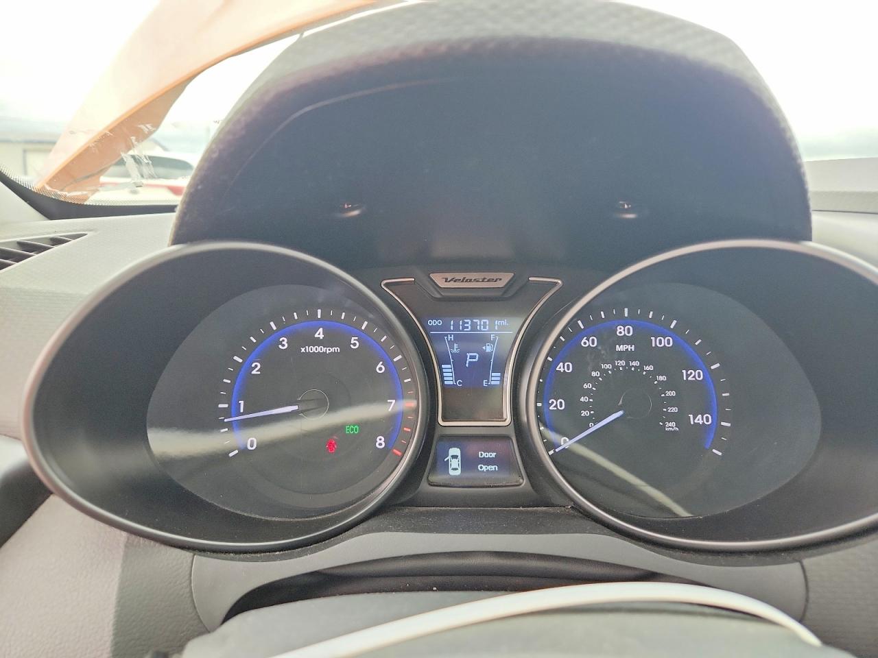 2013 Hyundai Veloster Turbo Orange vin: KMHTC6AE9DU169302