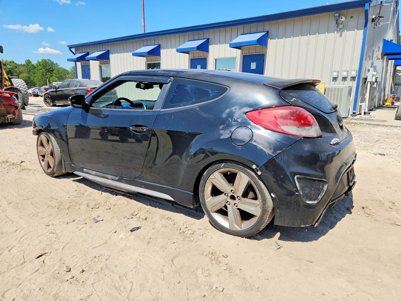 2014 Hyundai Veloster Turbo Black vin: KMHTC6AE9EU188644