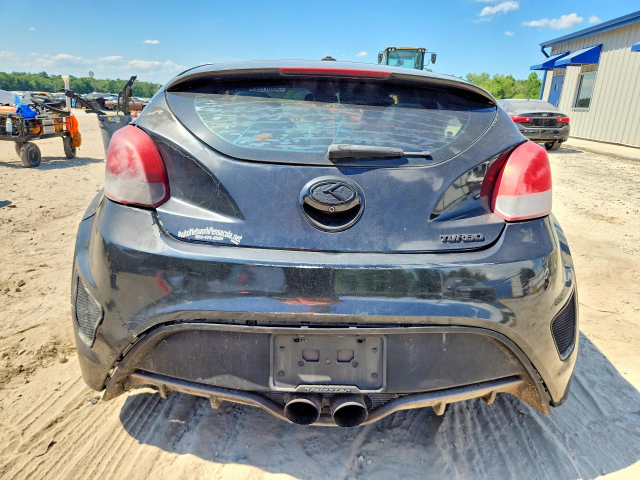 2014 Hyundai Veloster Turbo Black vin: KMHTC6AE9EU188644
