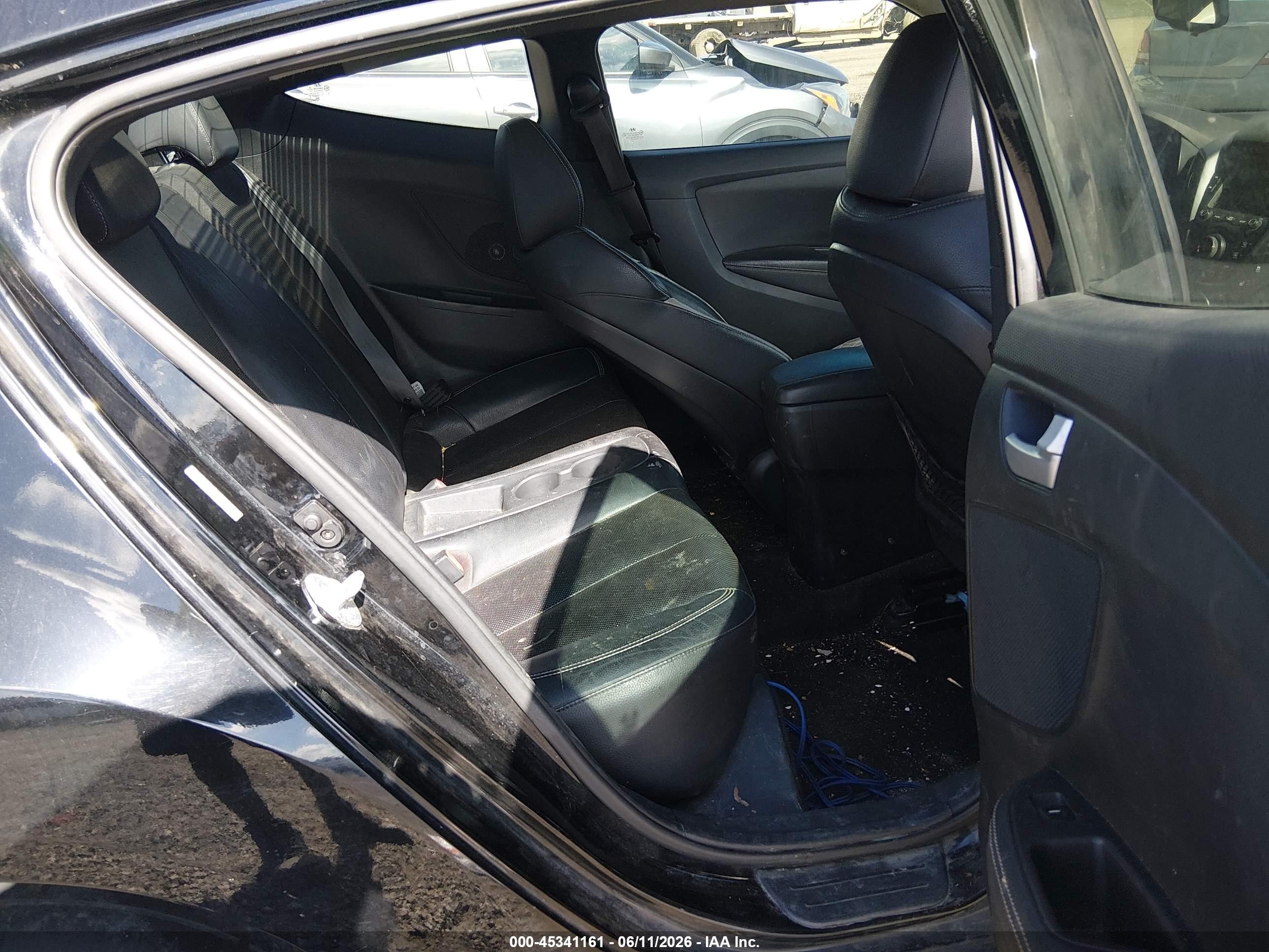 2014 Hyundai Veloster Turbo W/black Black vin: KMHTC6AE9EU194007