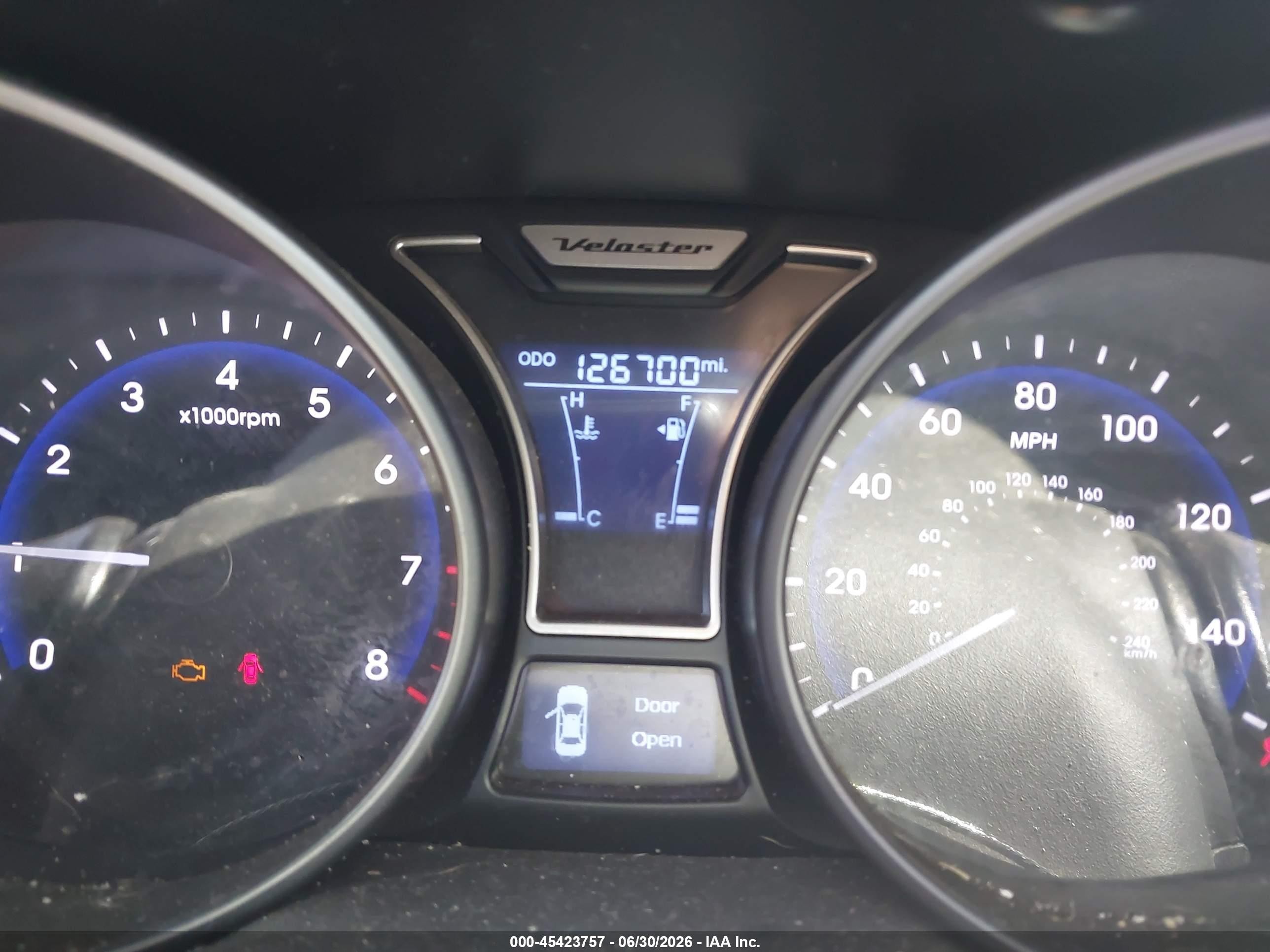 2014 Hyundai Veloster Turbo W/black Red vin: KMHTC6AE9EU206916