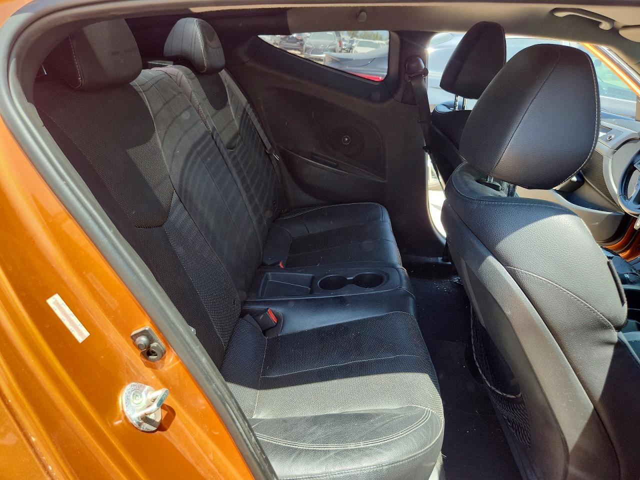 2014 Hyundai Veloster Turbo Orange vin: KMHTC6AE9EU209976