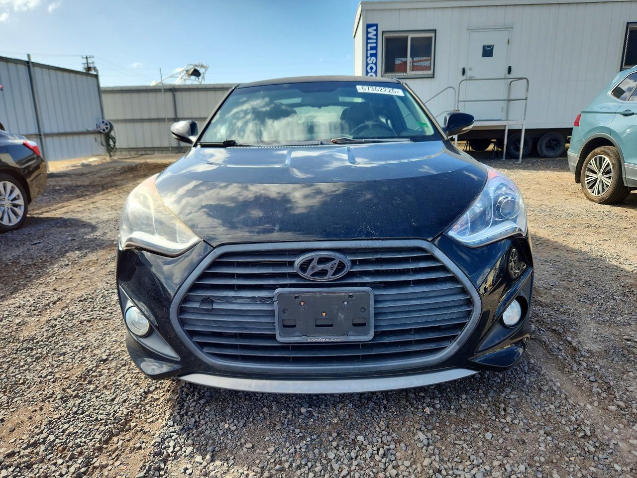 2015 Hyundai Veloster Turbo Черный vin: KMHTC6AE9FU216170