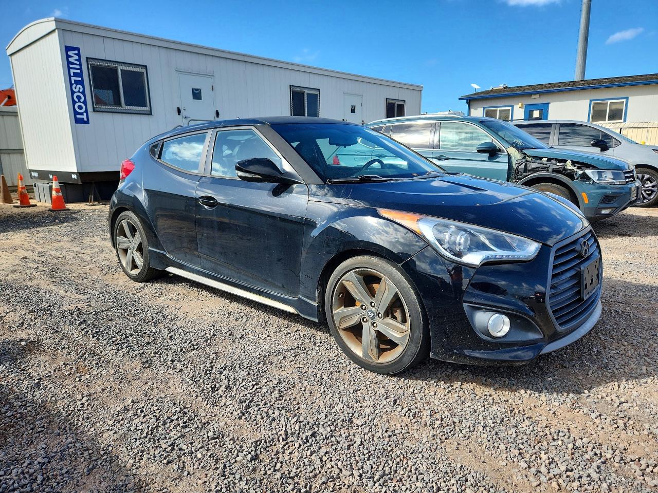 2015 Hyundai Veloster Turbo Черный vin: KMHTC6AE9FU216170