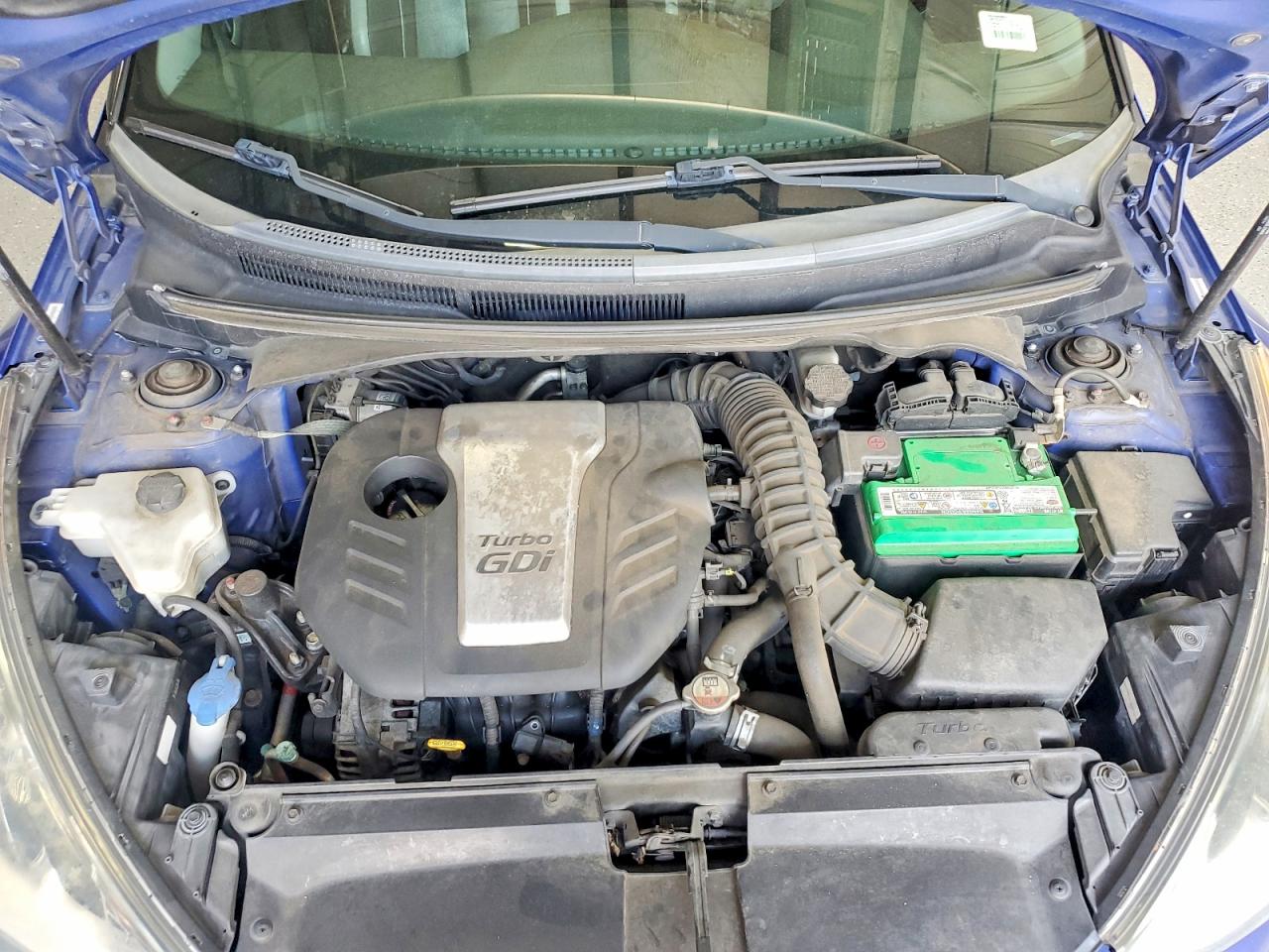 2015 Hyundai Veloster Turbo Синий vin: KMHTC6AE9FU220266