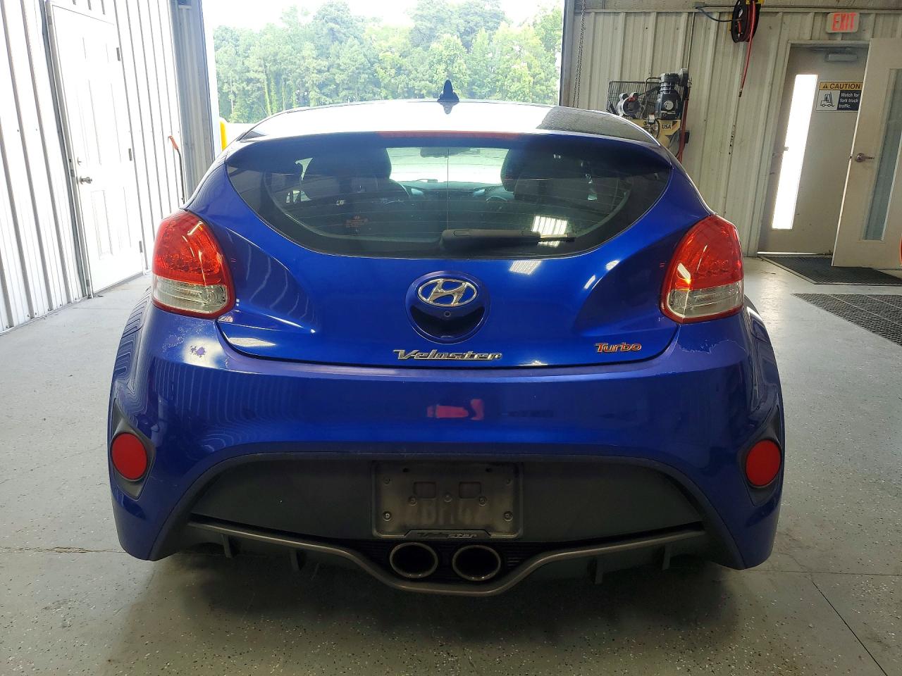 2015 Hyundai Veloster Turbo Синий vin: KMHTC6AE9FU220266