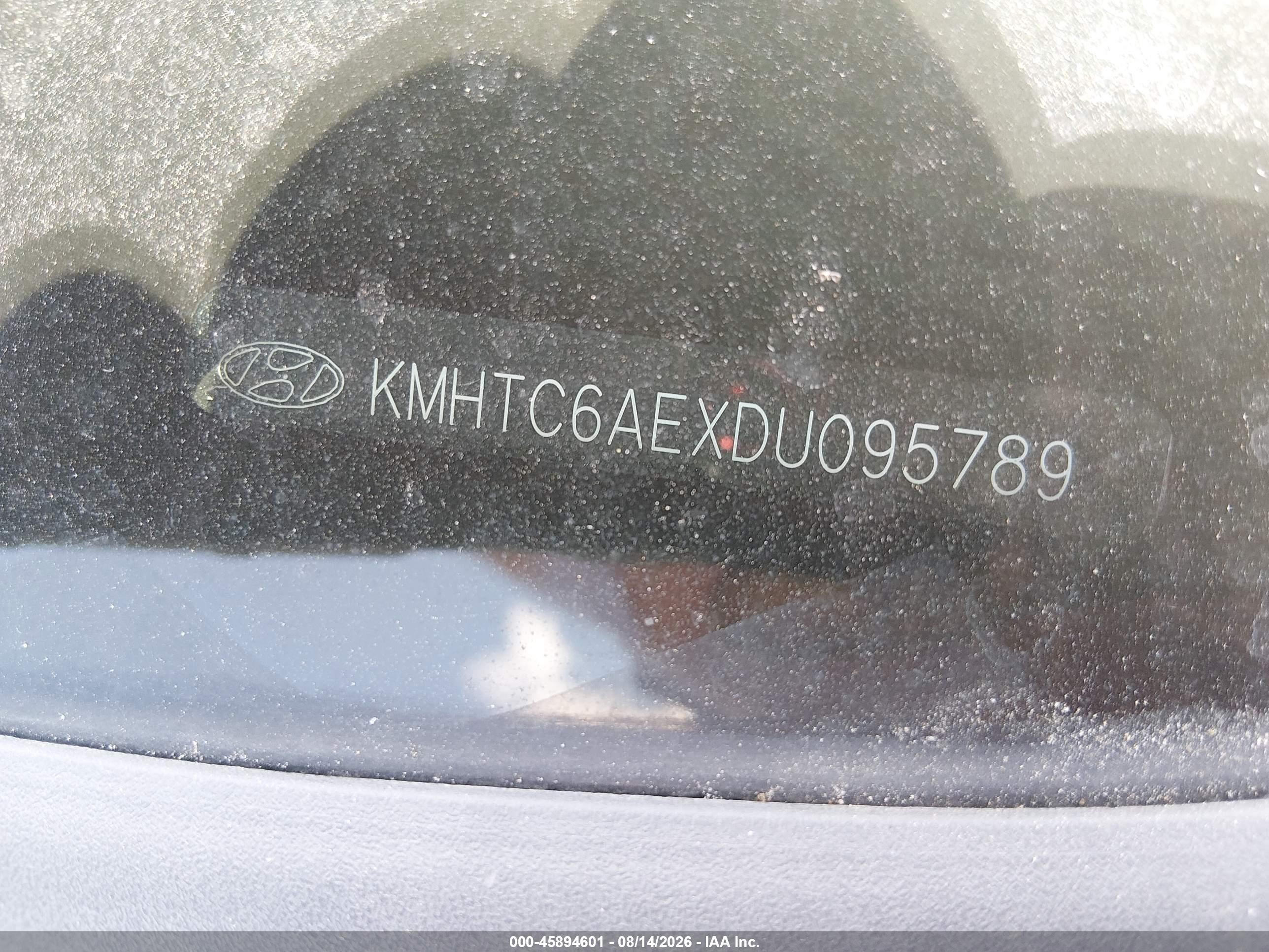 2013 Hyundai Veloster Turbo W/black Red vin: KMHTC6AEXDU095789