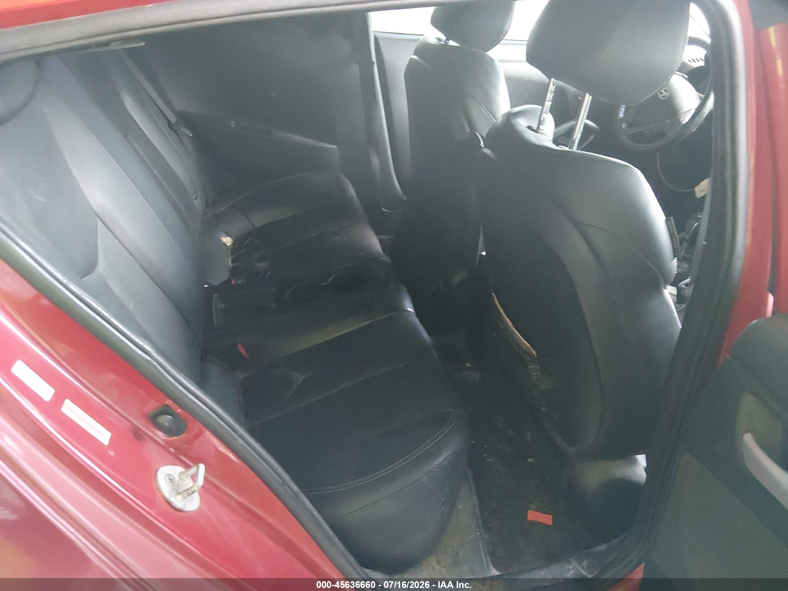2013 Hyundai Veloster Turbo W/black Красный vin: KMHTC6AEXDU160513