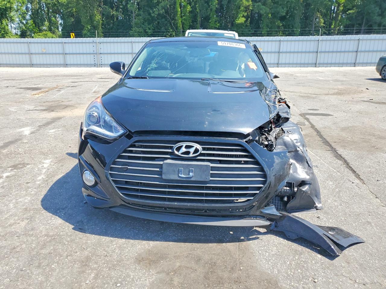 2014 Hyundai Veloster Turbo Black vin: KMHTC6AEXEU191004