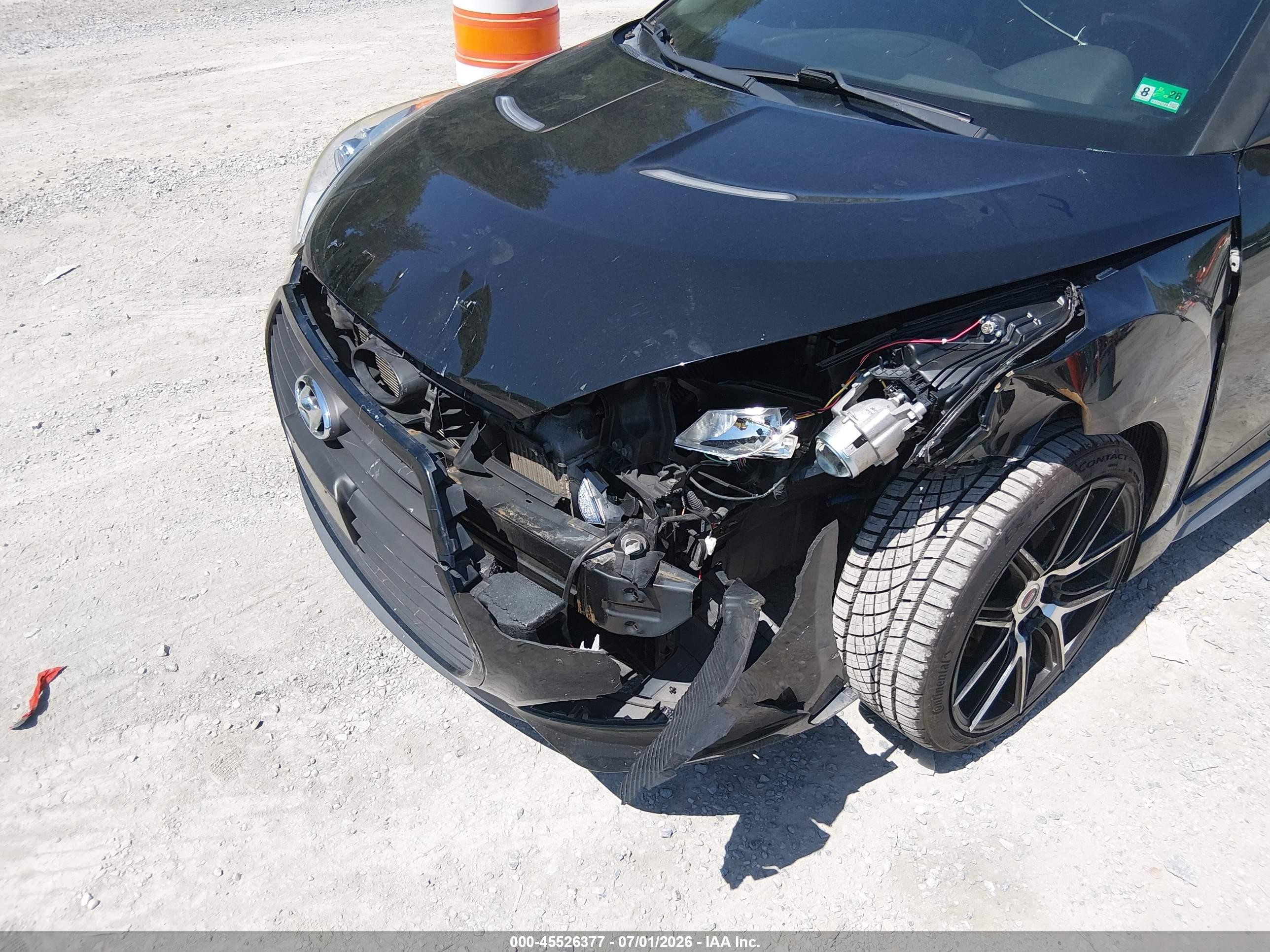 2014 Hyundai Veloster Turbo W/black Black vin: KMHTC6AEXEU191696