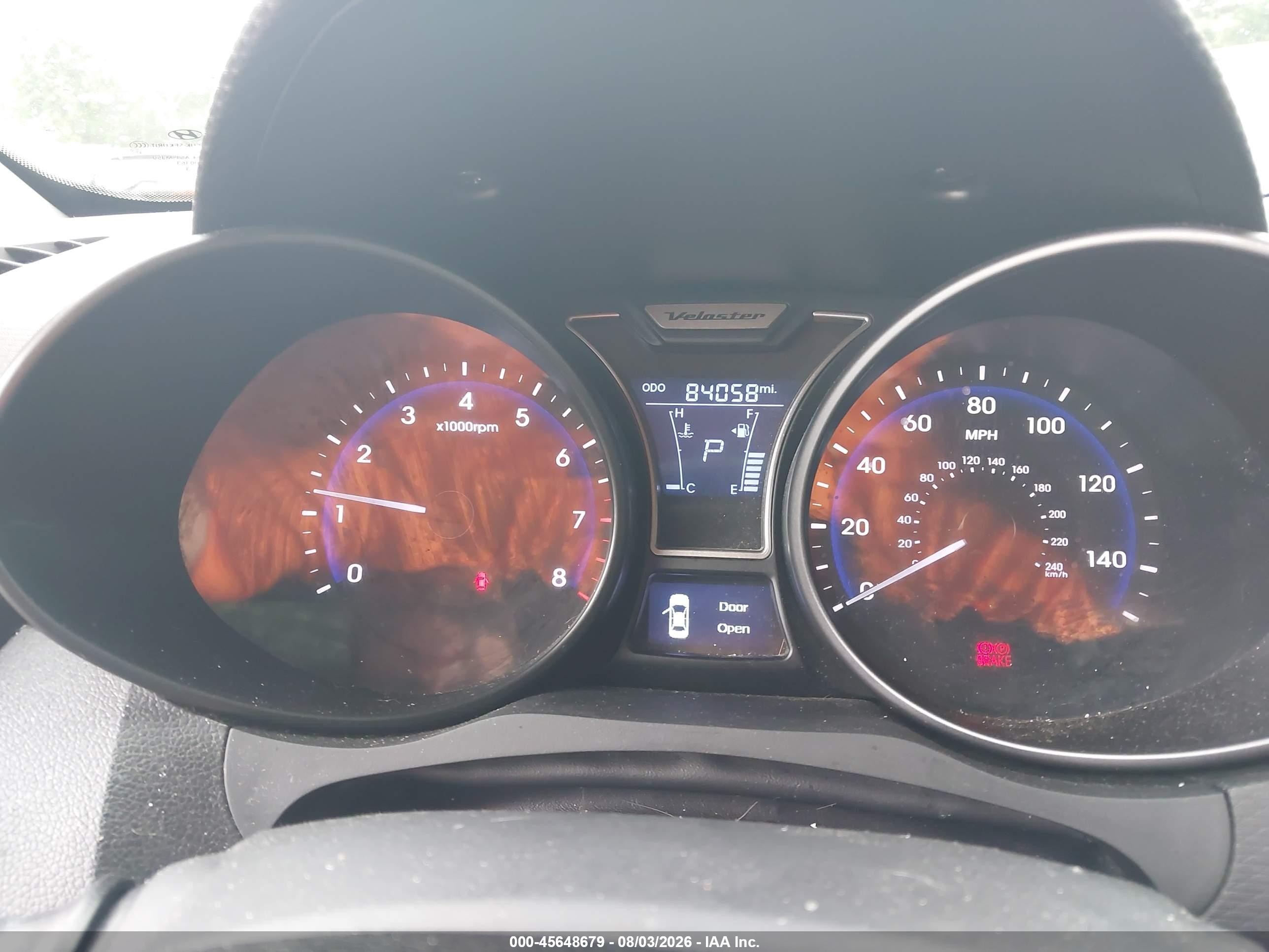 2014 Hyundai Veloster Turbo W/blue White vin: KMHTC6AEXEU207217