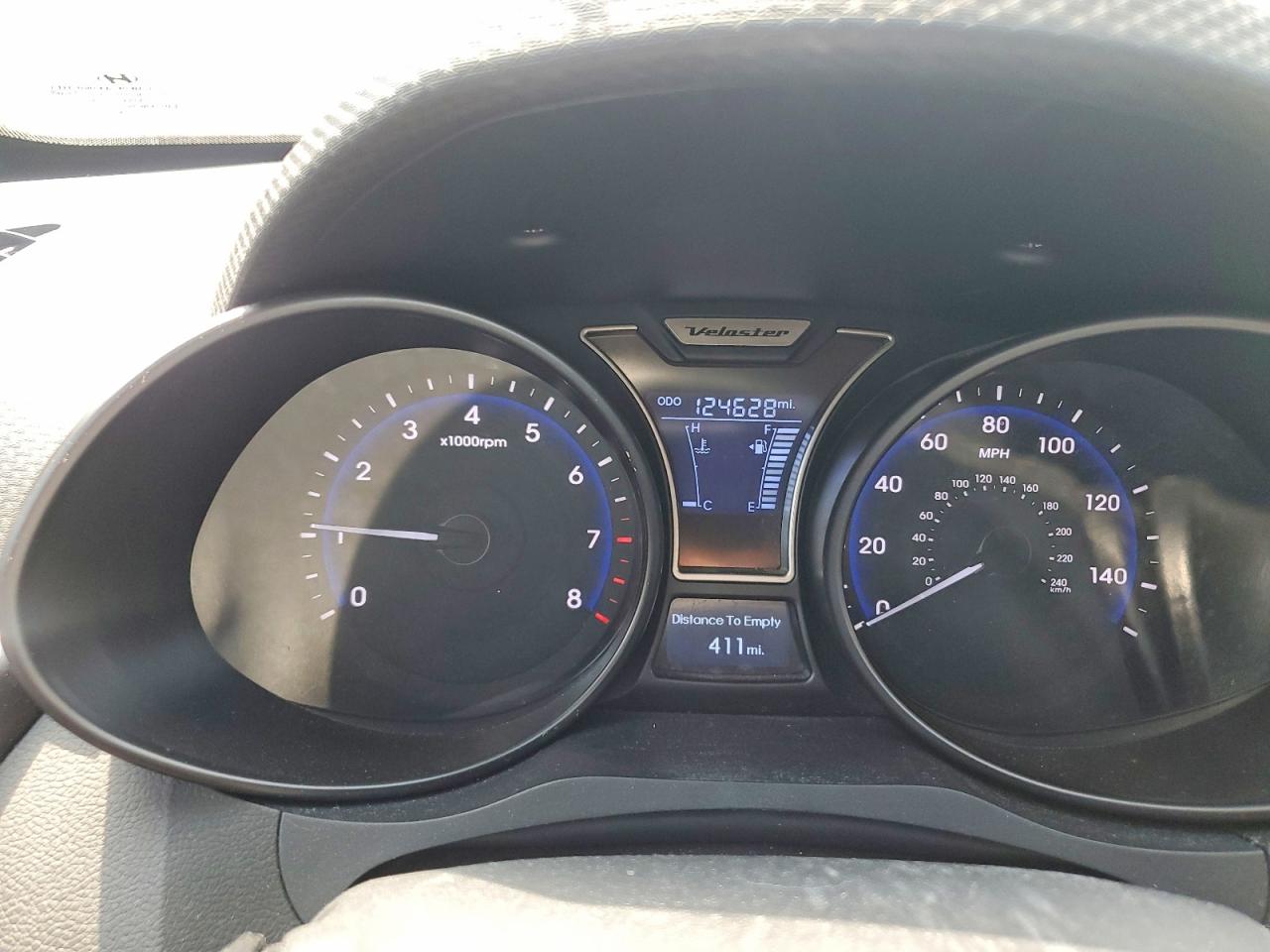 2015 Hyundai Veloster Turbo Gray vin: KMHTC6AEXFU237786