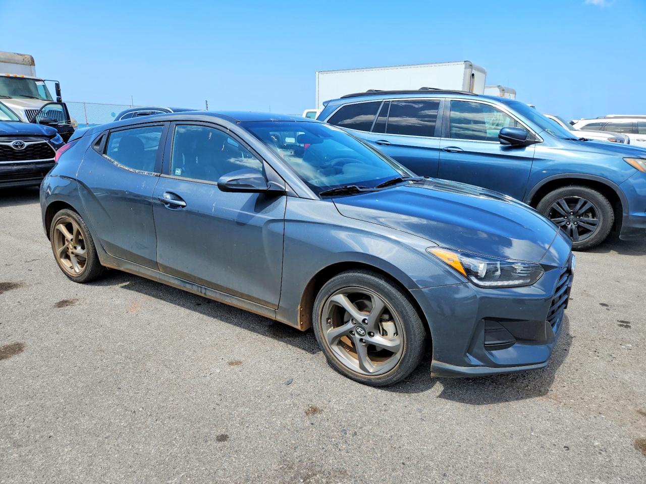 2020 Hyundai Veloster 2.0l Charcoal vin: KMHTG6AF3LU029712