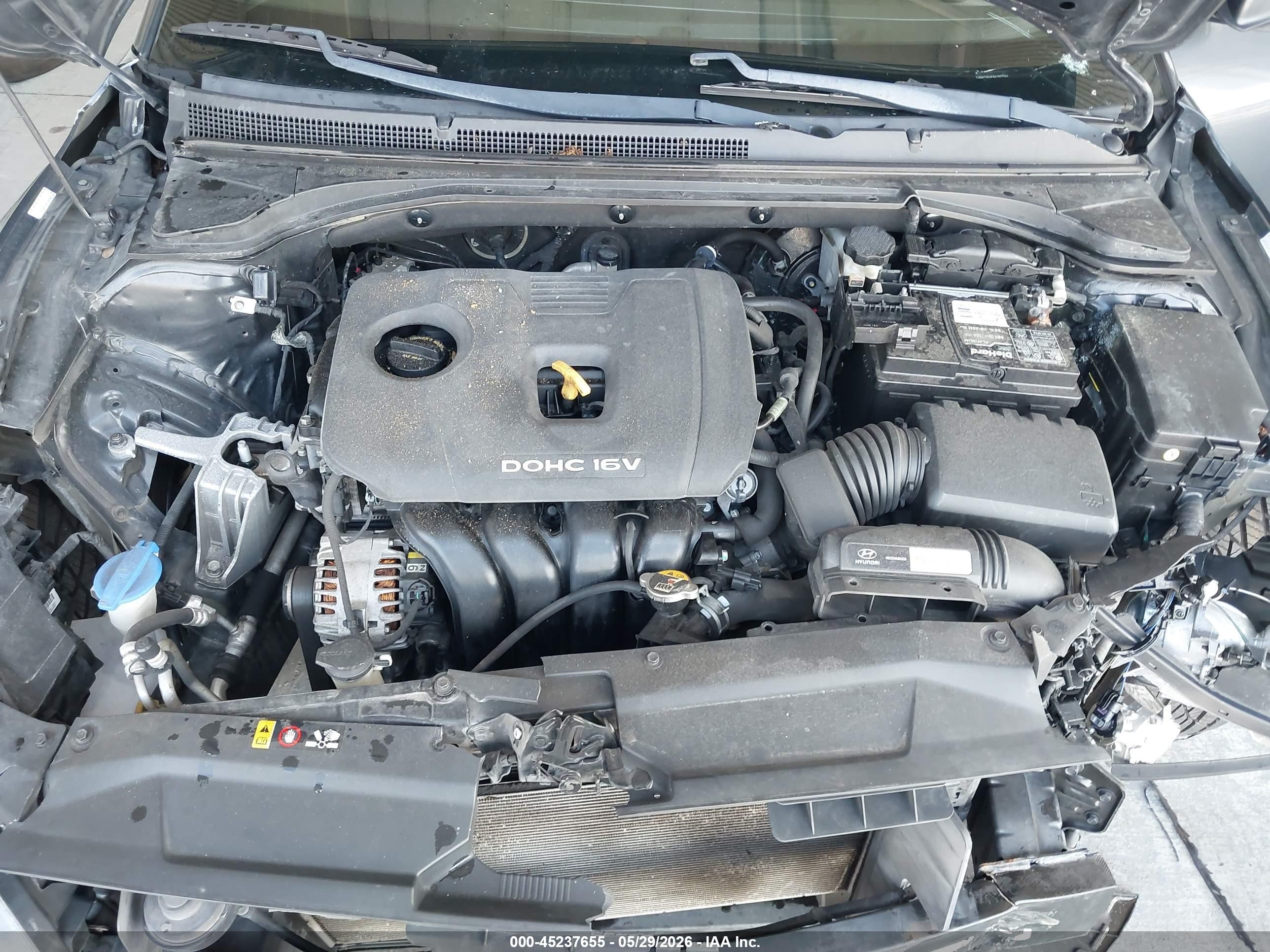 2019 Hyundai Veloster 2.0 Premium Серый vin: KMHTG6AF6KU007394