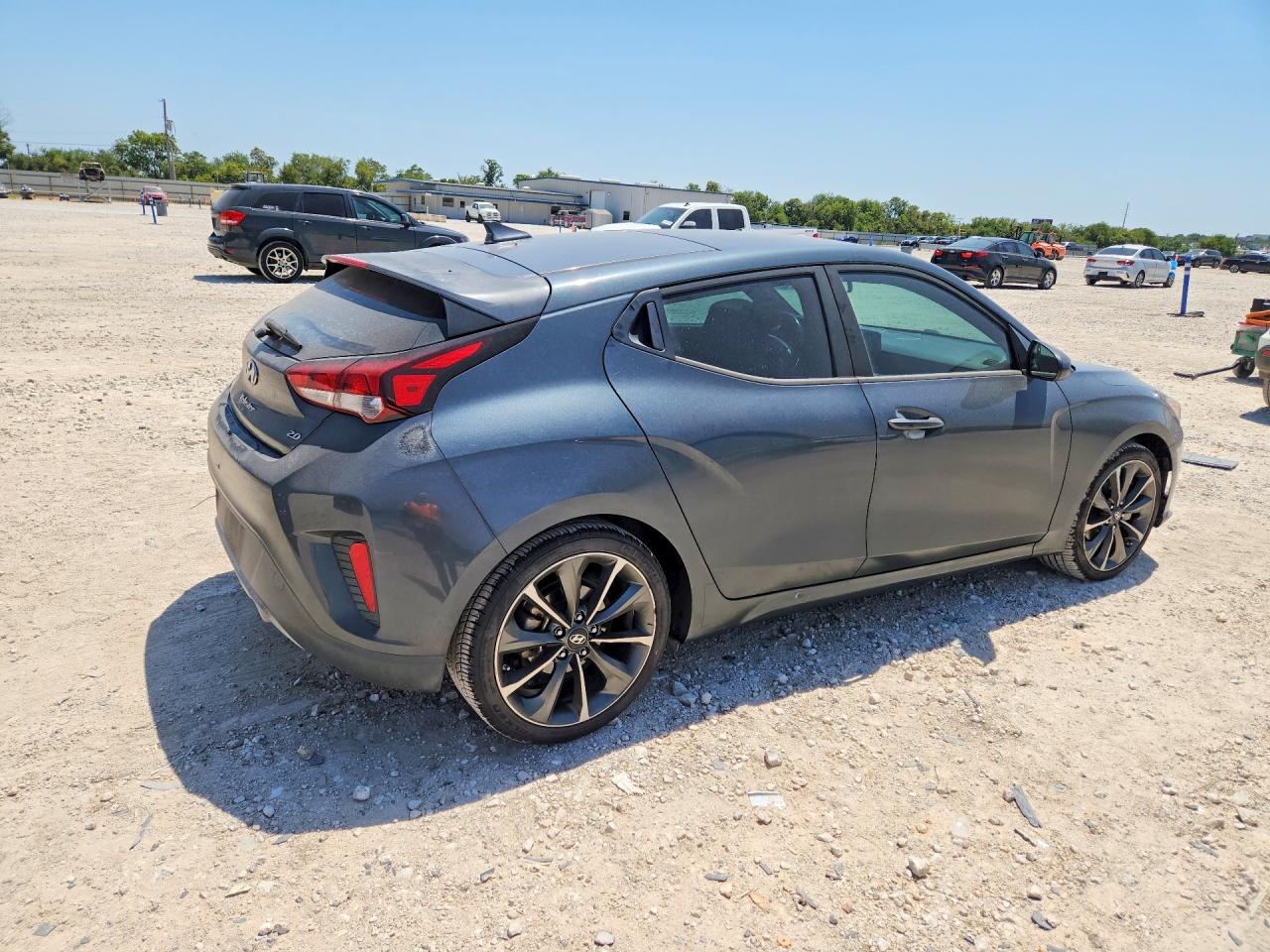 2019 Hyundai Veloster 2.0l Premium Gray vin: KMHTG6AF6KU013065