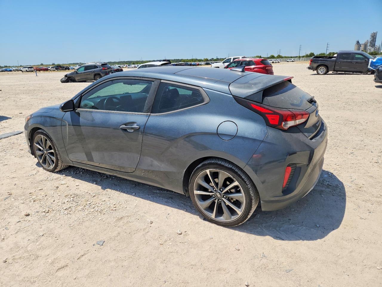2019 Hyundai Veloster 2.0l Premium Gray vin: KMHTG6AF6KU013065