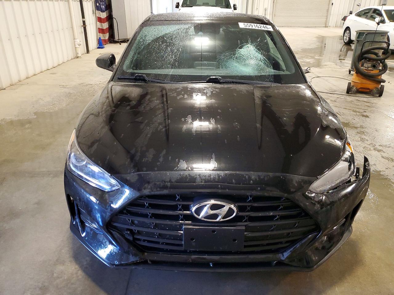 2020 Hyundai Veloster 2.0l Black vin: KMHTG6AF6LU024536