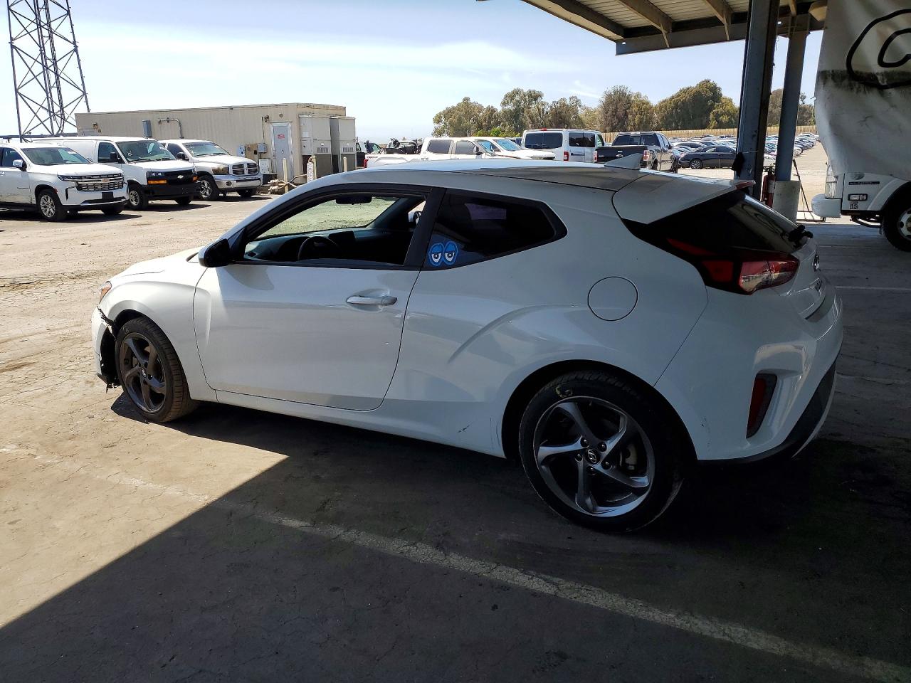 2019 Hyundai Veloster 2.0l White vin: KMHTG6AF7KU016394