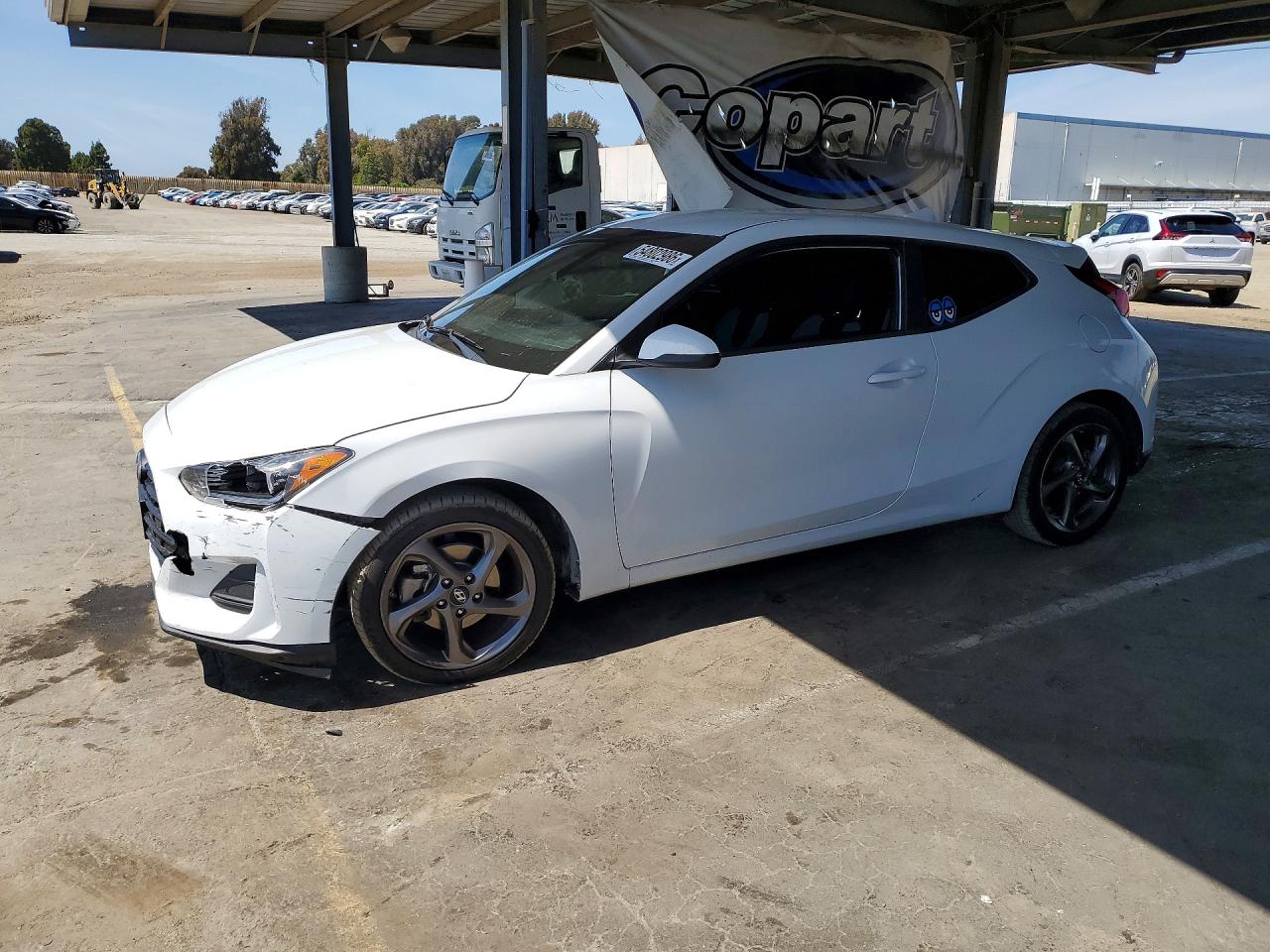 2019 Hyundai Veloster 2.0l White vin: KMHTG6AF7KU016394