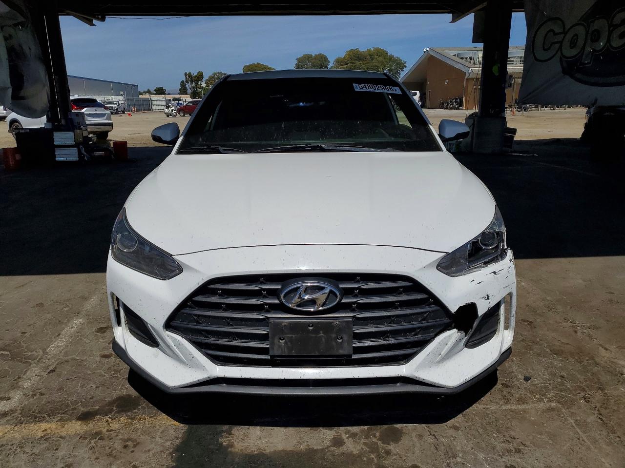 2019 Hyundai Veloster 2.0l White vin: KMHTG6AF7KU016394