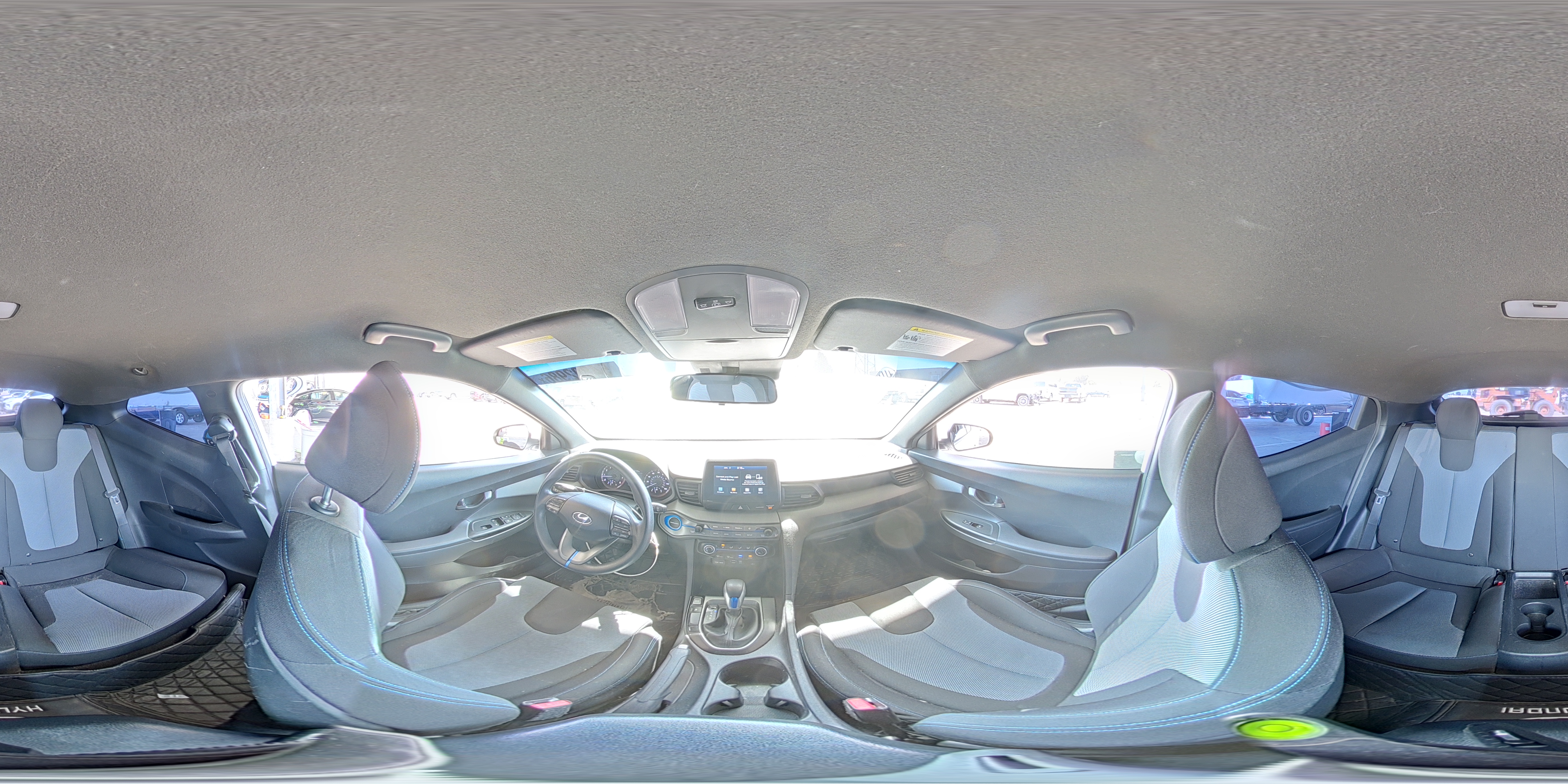 2019 Hyundai Veloster 2.0l White vin: KMHTG6AF7KU016394
