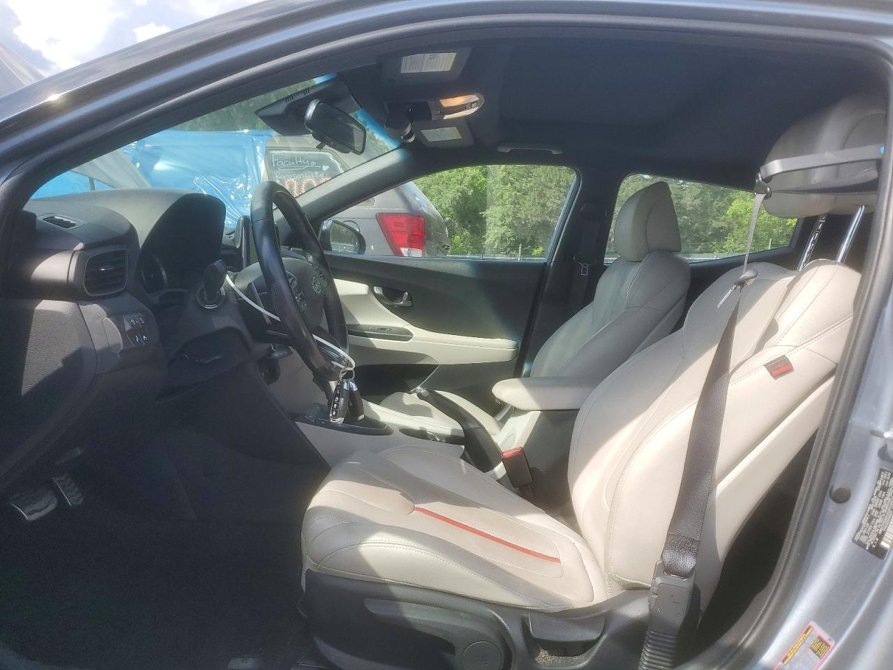 2019 Hyundai Veloster Turbo Ultimate Silver vin: KMHTH6AB1KU010472