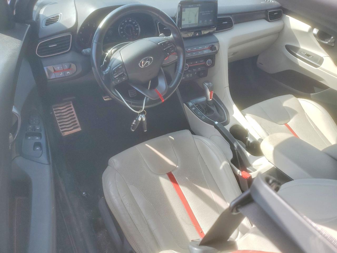 2019 Hyundai Veloster Turbo Ultimate Silver vin: KMHTH6AB1KU010472