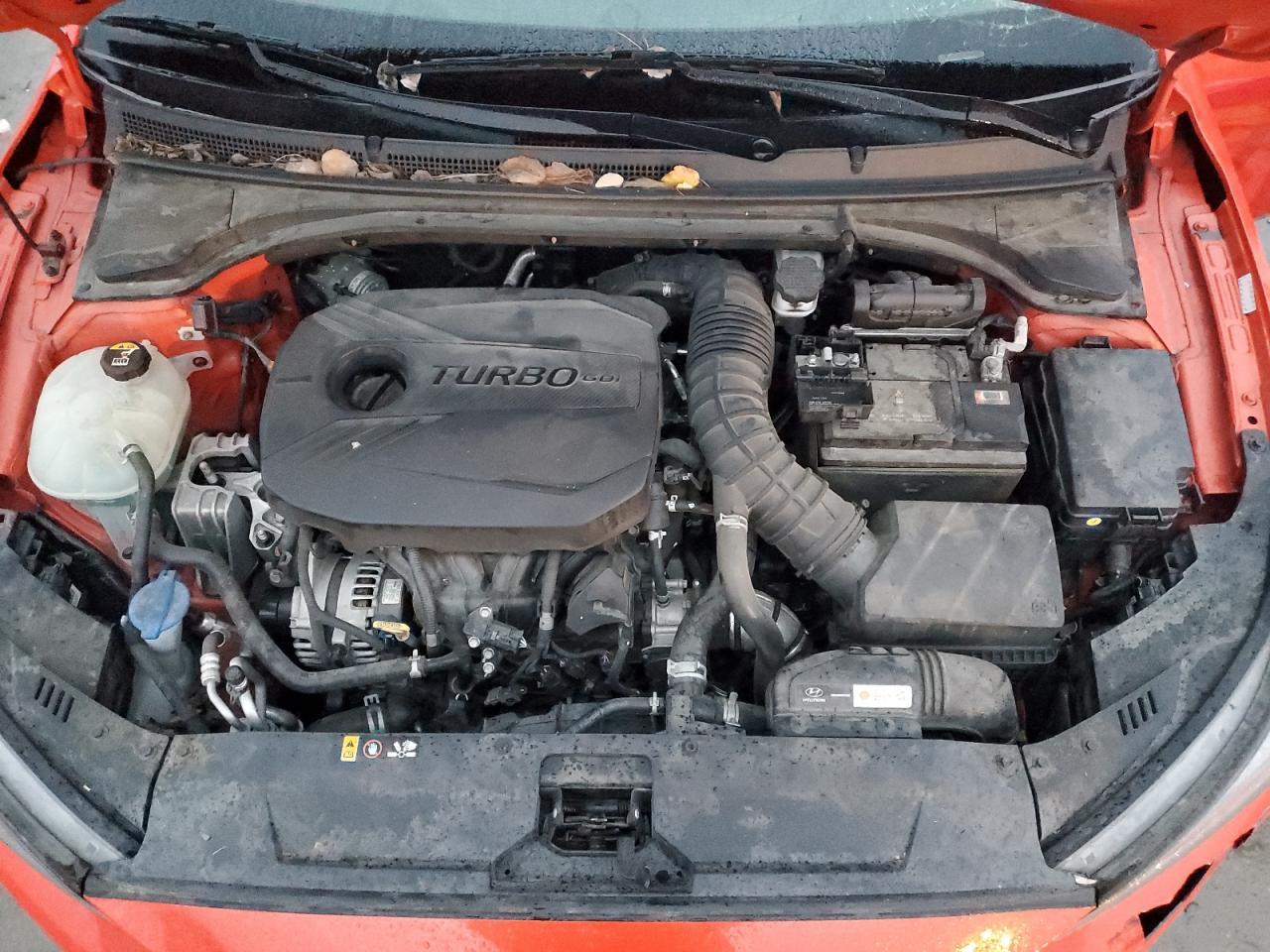 2019 Hyundai Veloster Turbo Orange vin: KMHTH6AB2KU008729