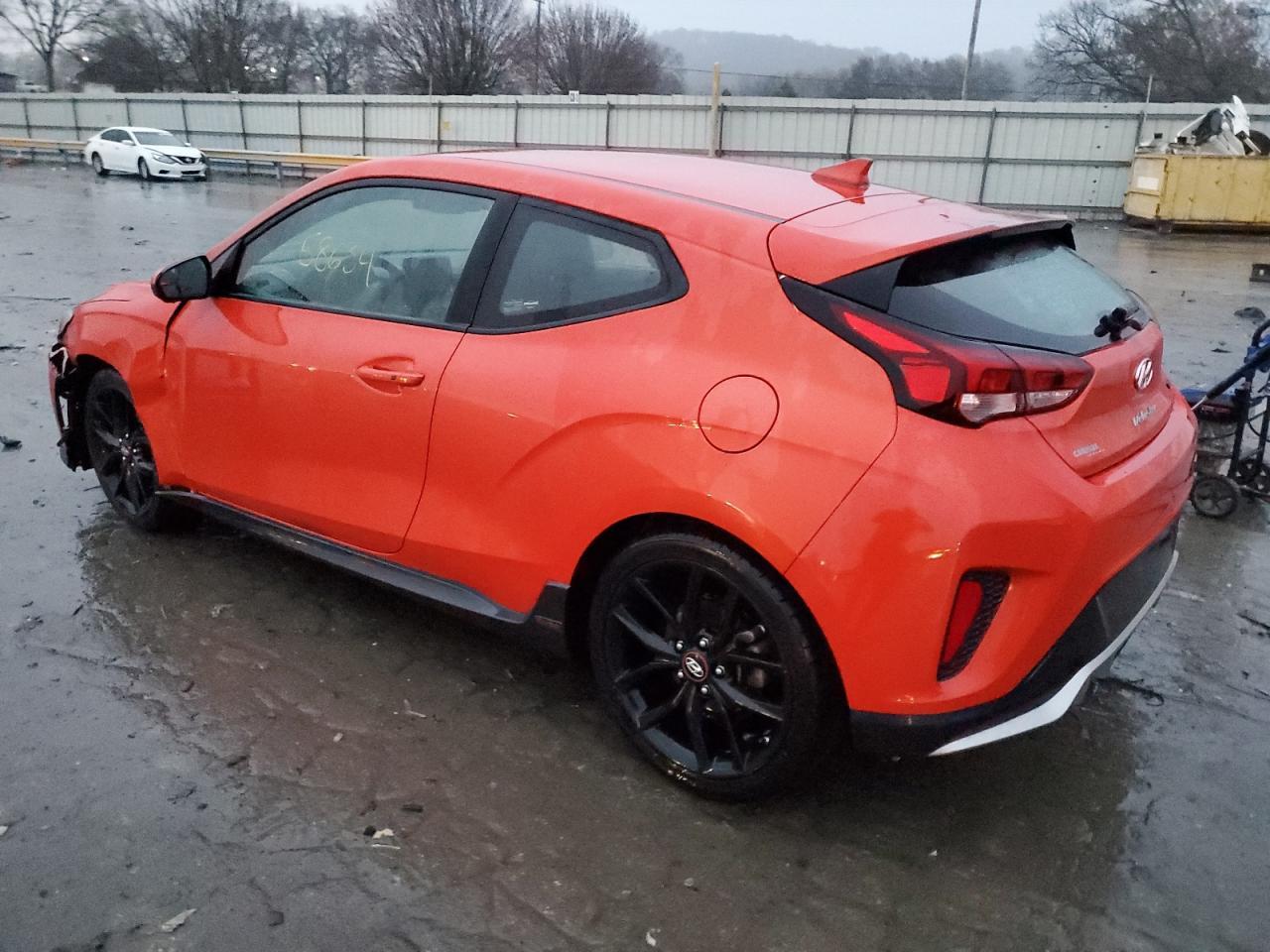 2019 Hyundai Veloster Turbo Orange vin: KMHTH6AB2KU008729
