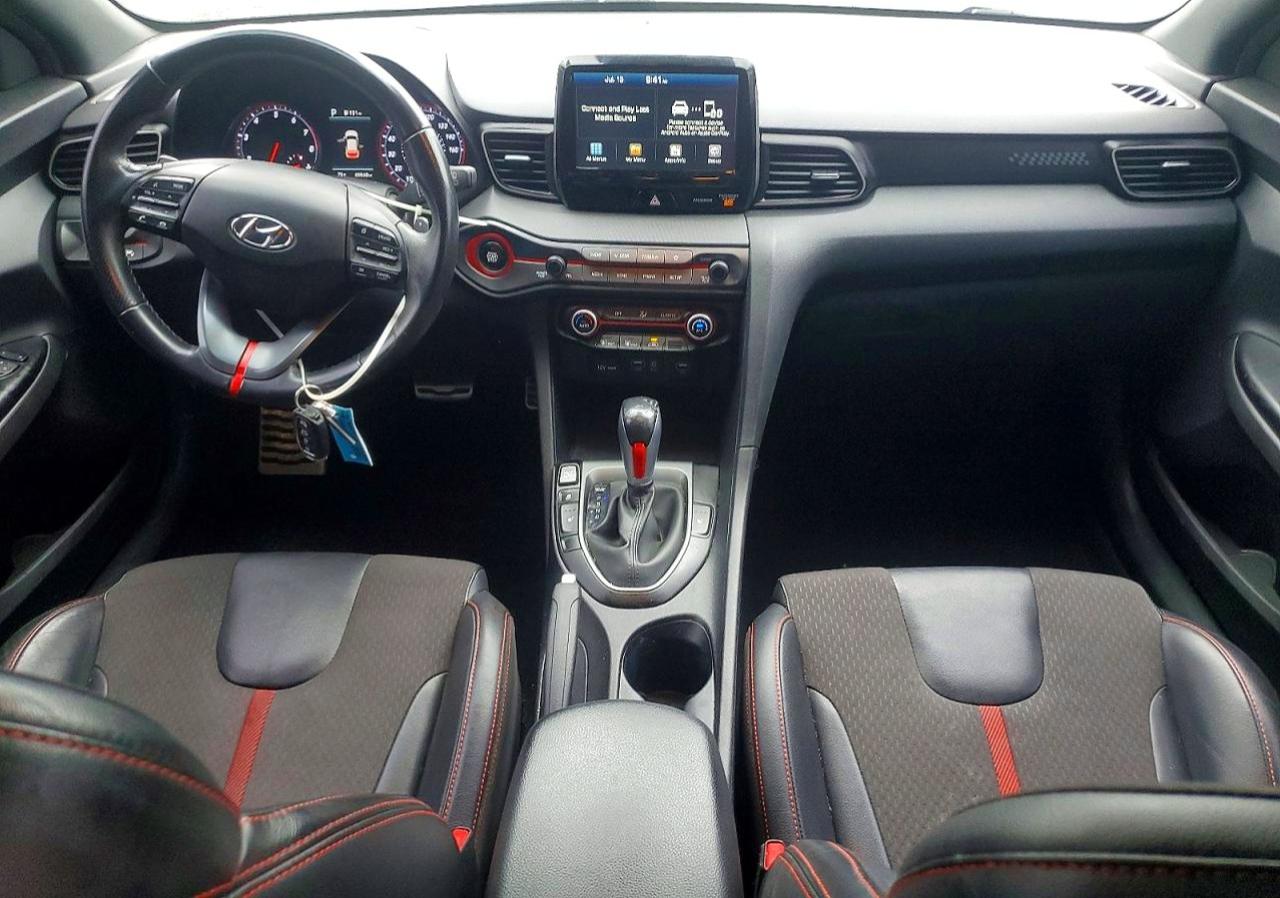 2019 Hyundai Veloster Turbo R-spec White vin: KMHTH6AB2KU020234