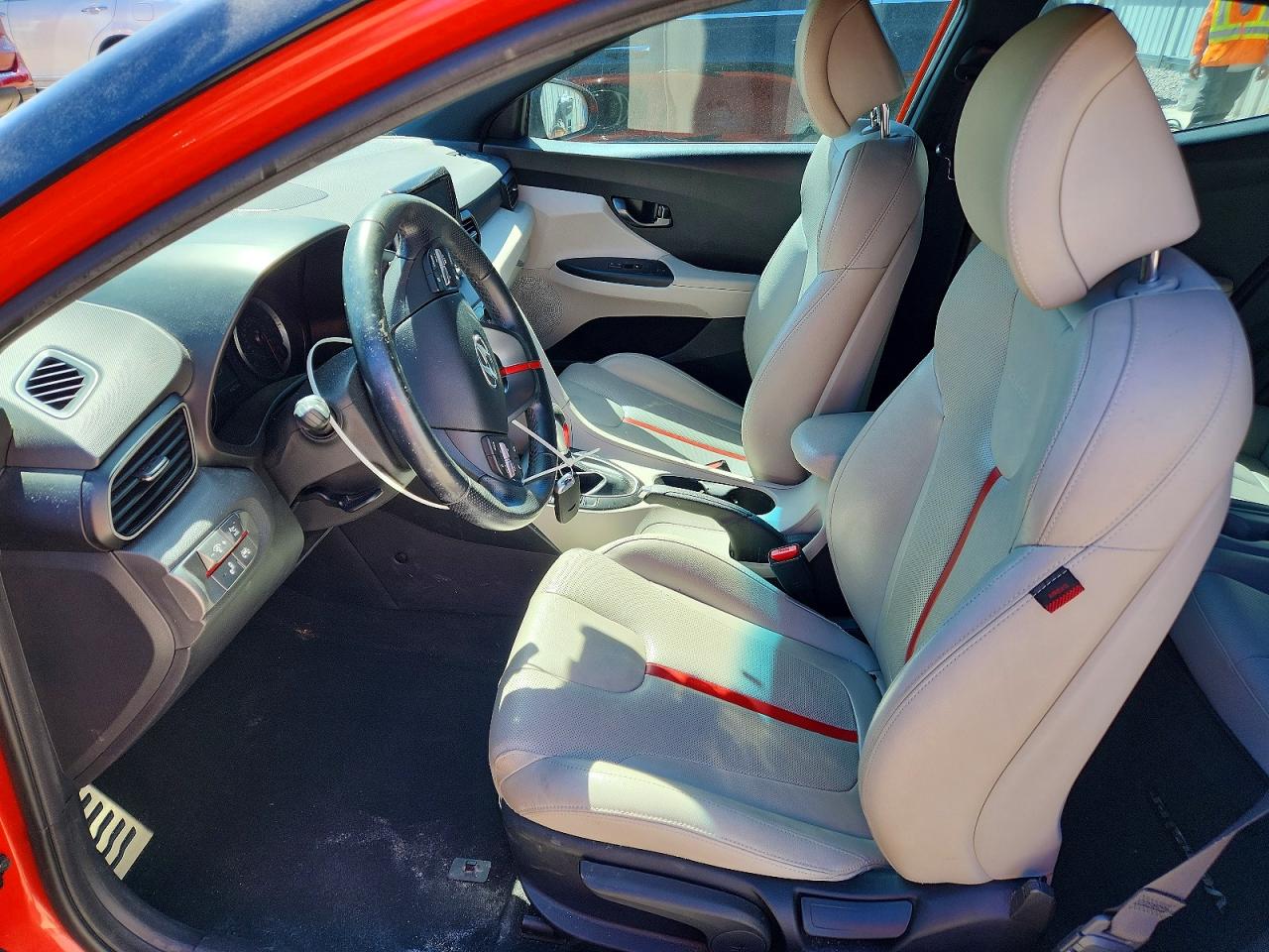 2019 Hyundai Veloster Turbo Ultimate Orange vin: KMHTH6AB6KU014338
