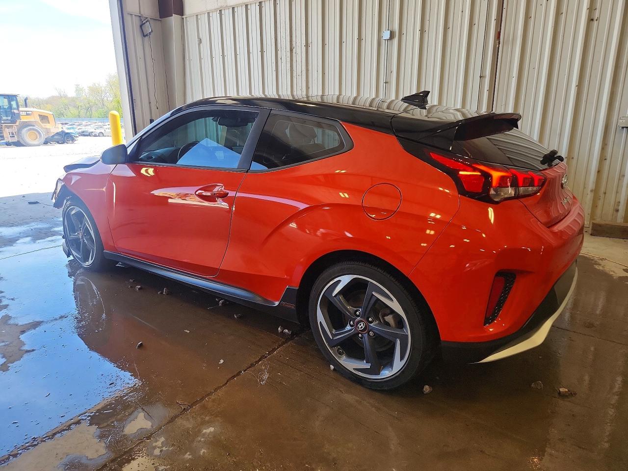 2019 Hyundai Veloster Turbo Ultimate Orange vin: KMHTH6AB6KU014338