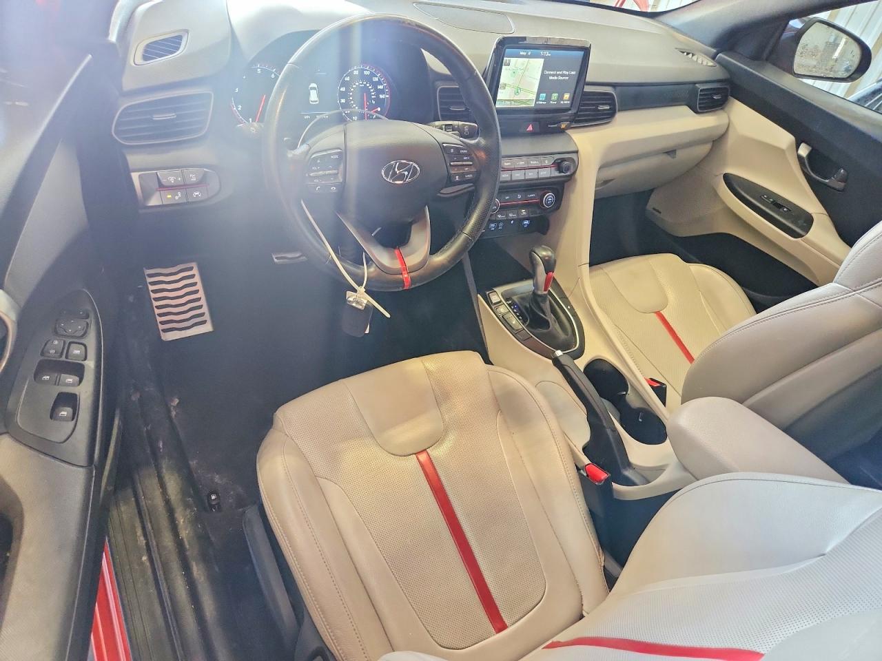 2019 Hyundai Veloster Turbo Ultimate Orange vin: KMHTH6AB6KU014338